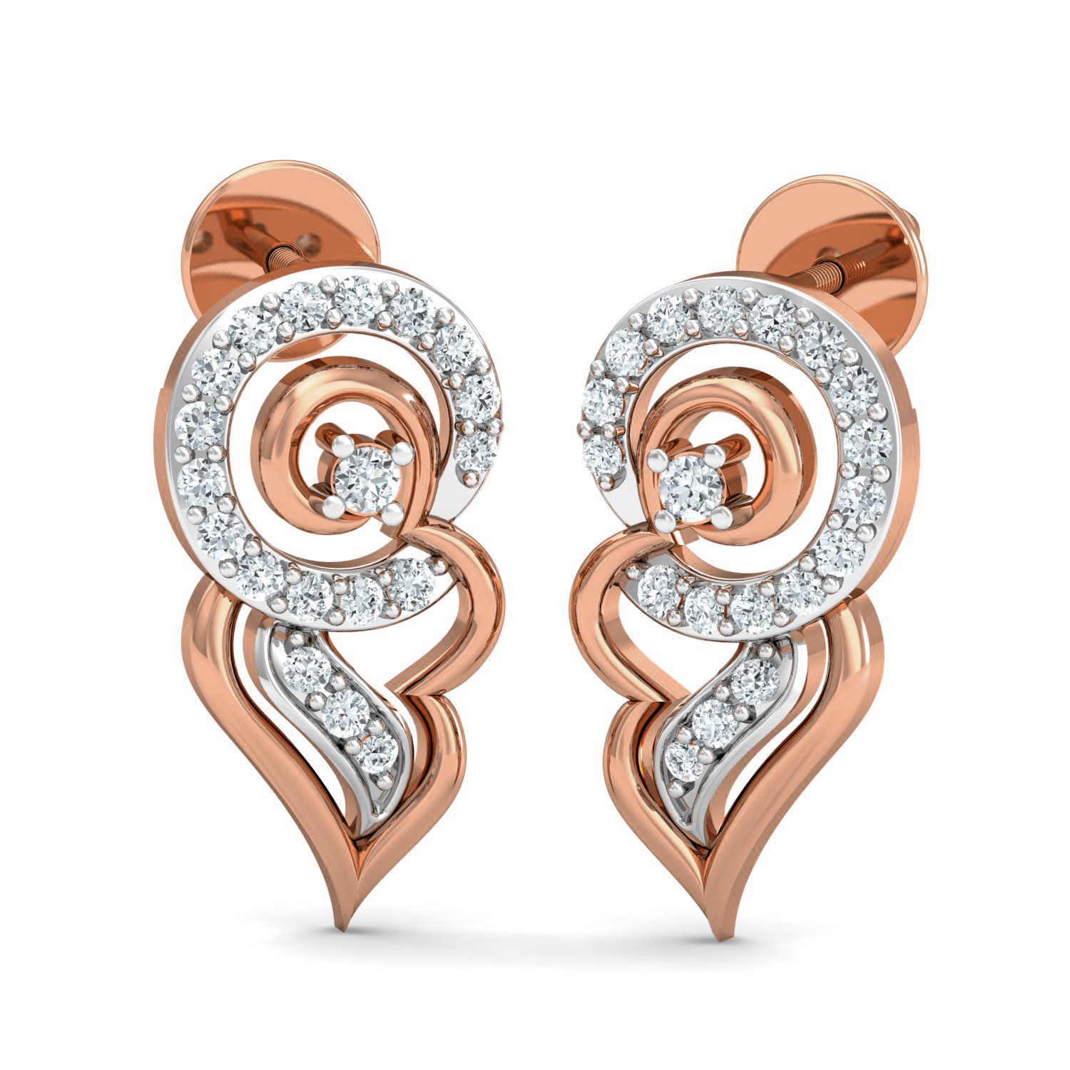 Women Ring Earrings Pendant set 3dm stl 3mf glb render details 3D print model_1