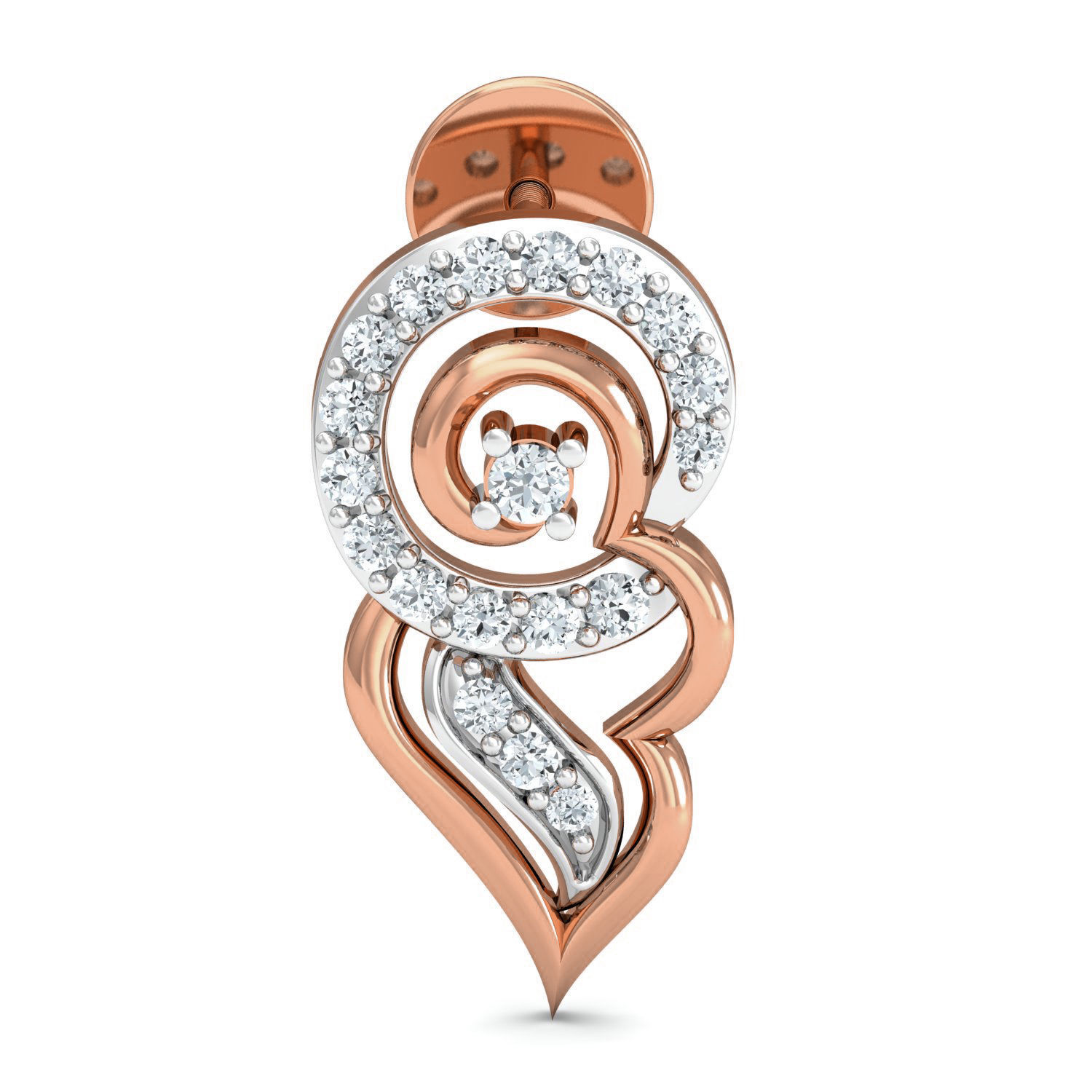 Women Ring Earrings Pendant set 3dm stl 3mf glb render details 3D print model_16