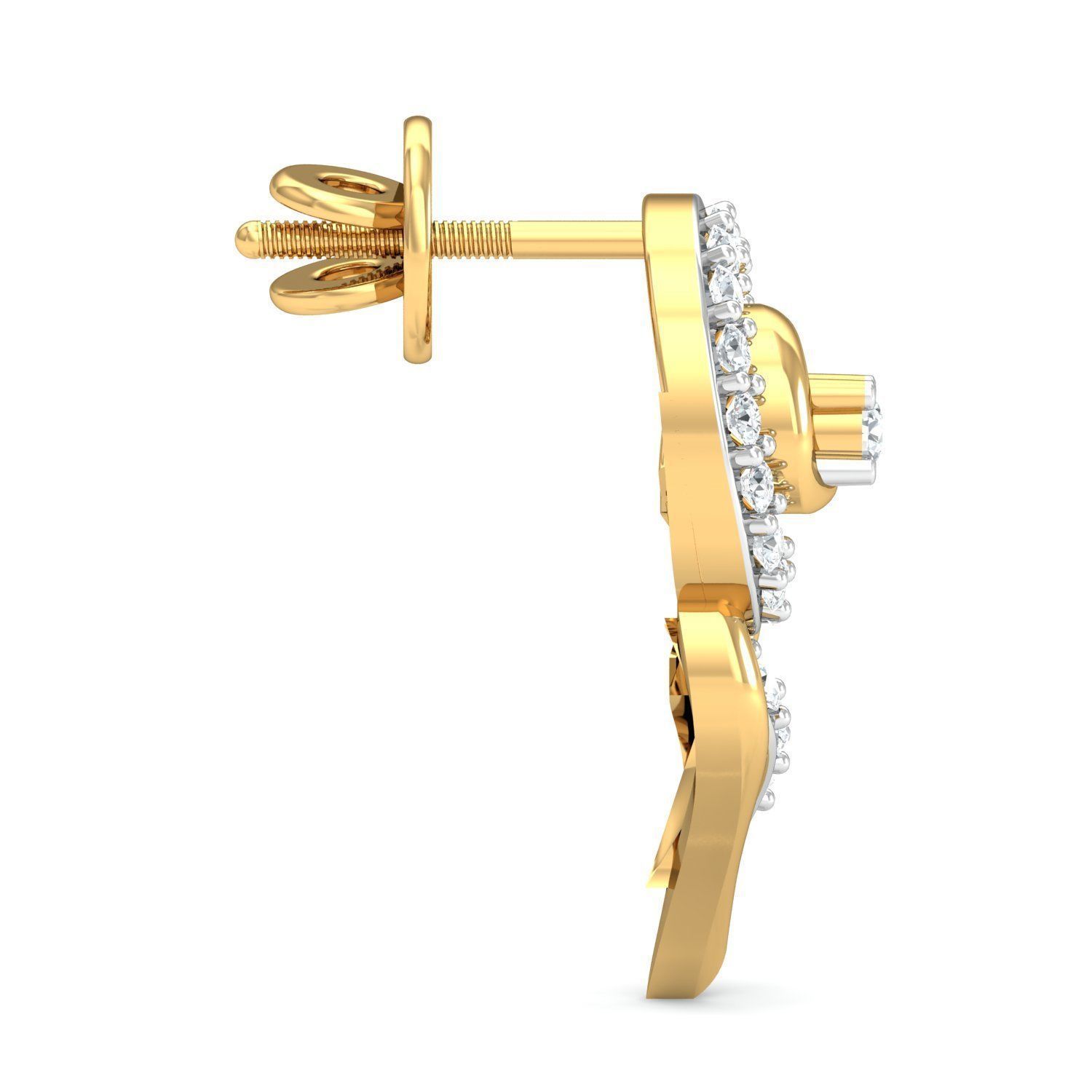 Women Ring Earrings Pendant set 3dm stl 3mf glb render details 3D print model_17