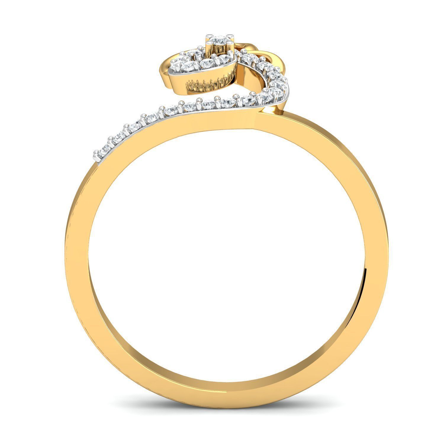 Women Ring Earrings Pendant set 3dm stl 3mf glb render details 3D print model_27