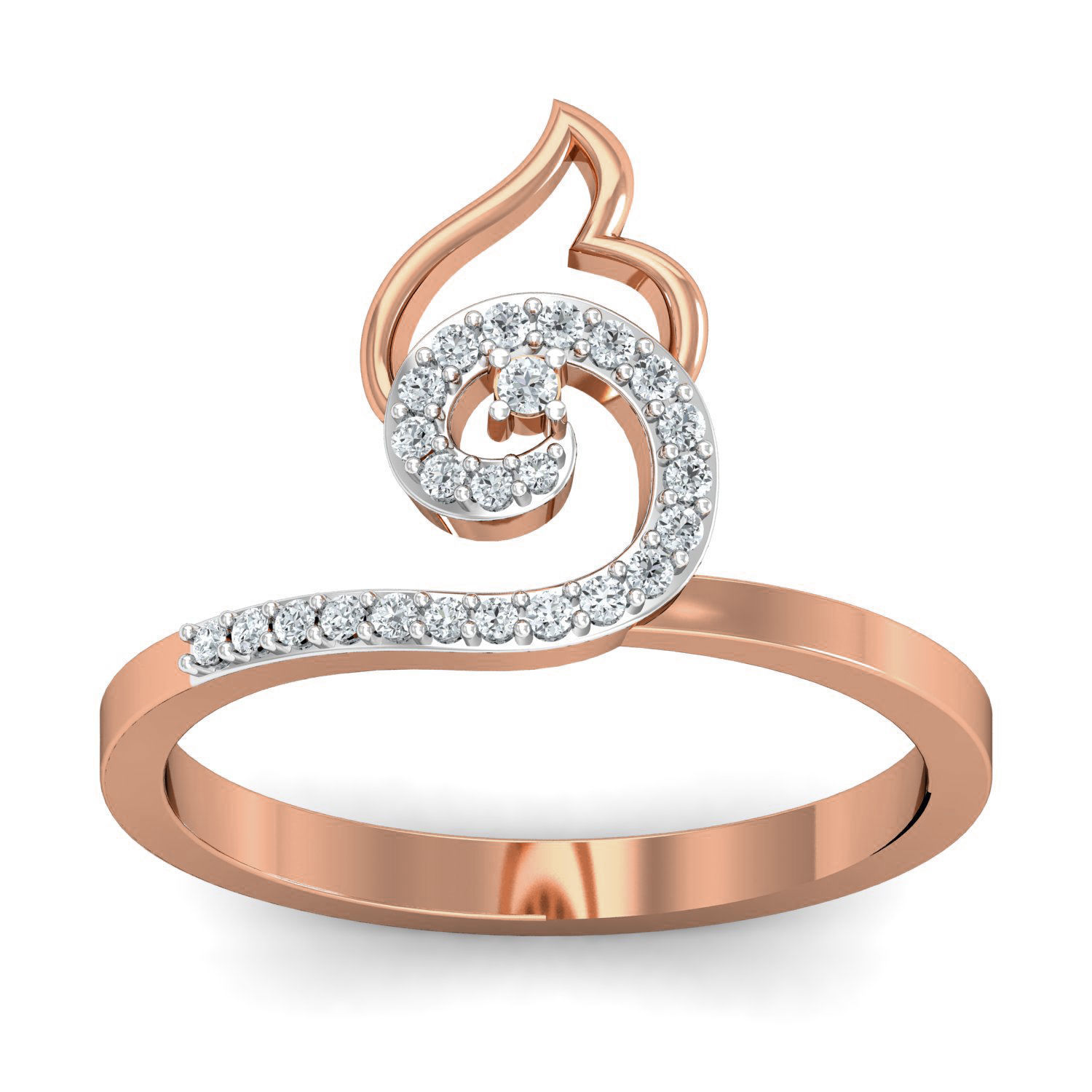 Women Ring Earrings Pendant set 3dm stl 3mf glb render details 3D print model_24