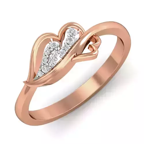 Women Ring Earrings Pendant set 3dm stl 3mf glb render details