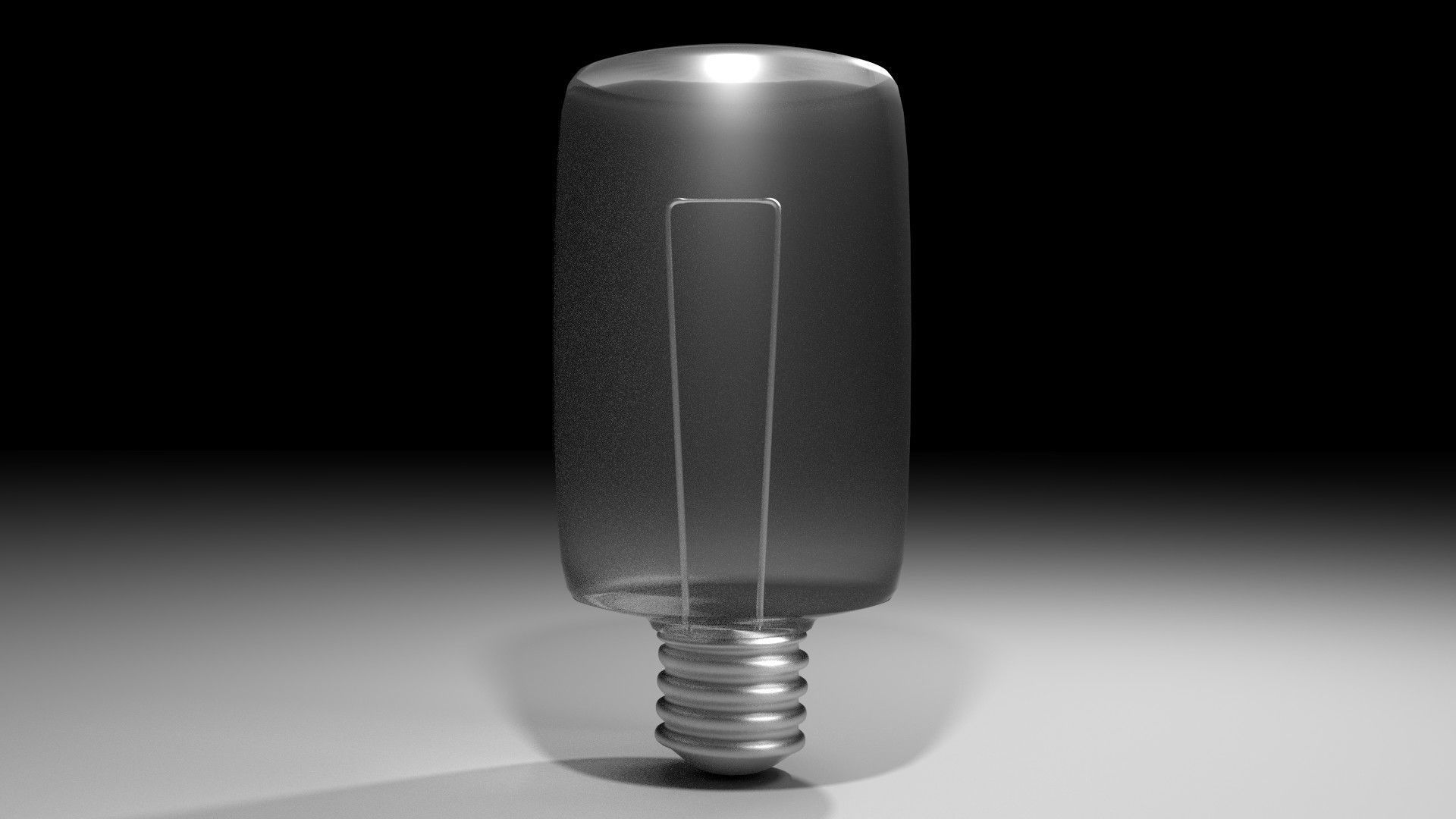 Light Bulb - Cylinder 3D model_1