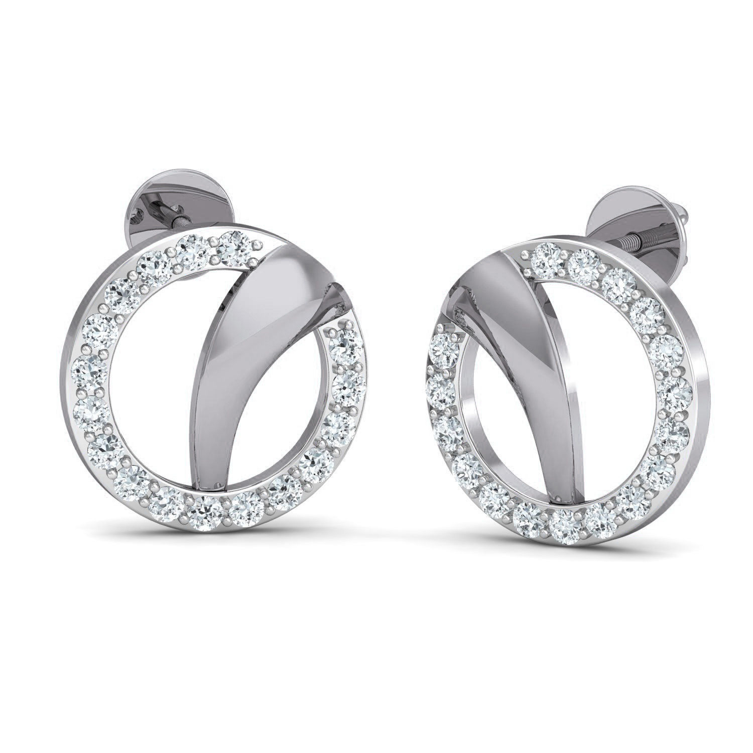 Women Ring Earrings Pendant set 3dm stl 3mf glb render details 3D print model_13