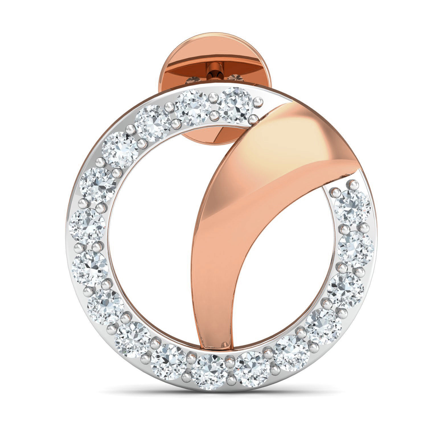 Women Ring Earrings Pendant set 3dm stl 3mf glb render details 3D print model_16