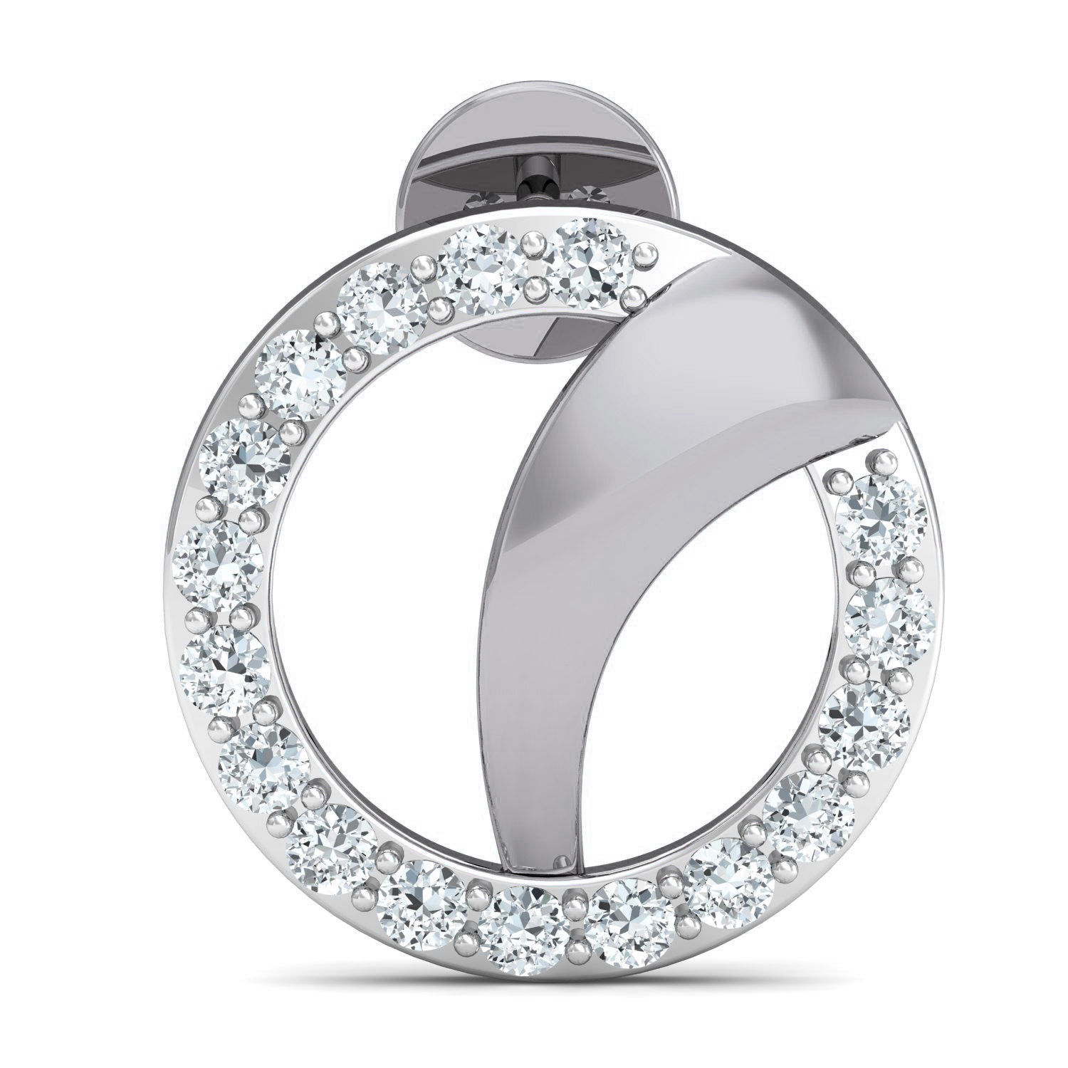 Women Ring Earrings Pendant set 3dm stl 3mf glb render details 3D print model_14