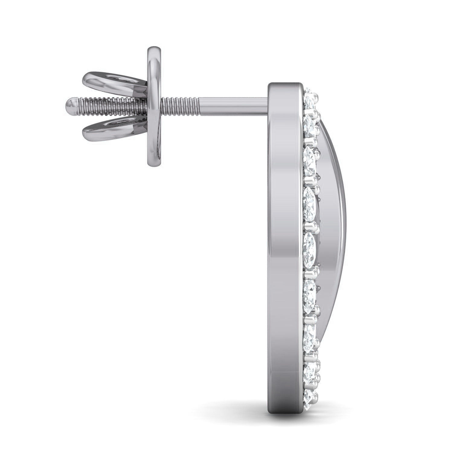 Women Ring Earrings Pendant set 3dm stl 3mf glb render details 3D print model_18