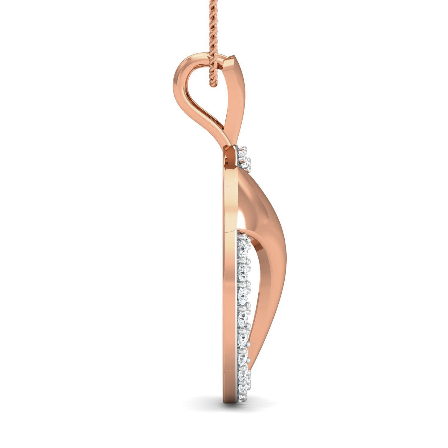 Women Ring Earrings Pendant set 3dm stl 3mf glb render details 3D print model_6