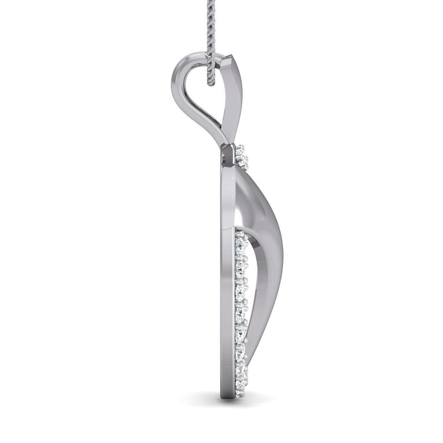 Women Ring Earrings Pendant set 3dm stl 3mf glb render details 3D print model_7