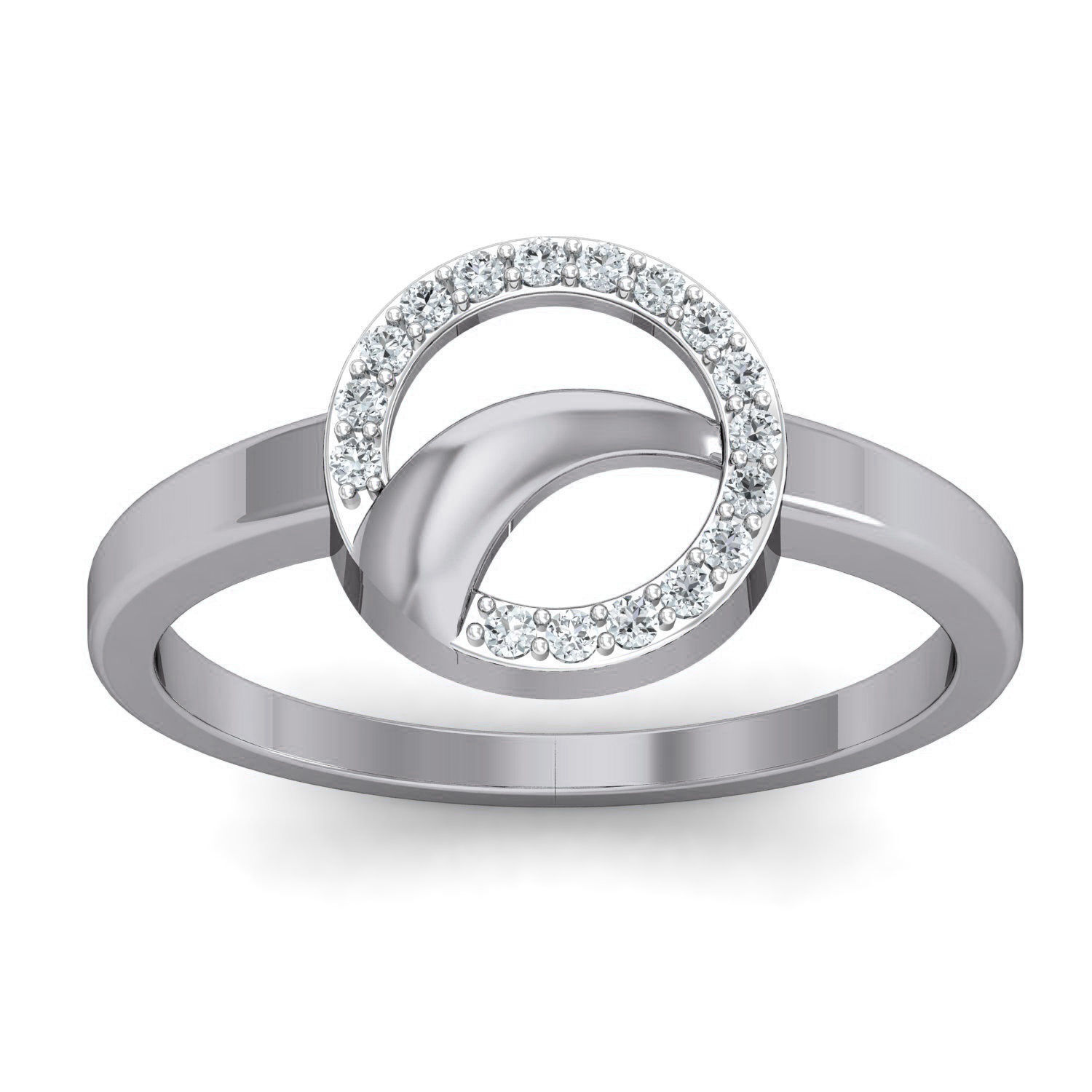 Women Ring Earrings Pendant set 3dm stl 3mf glb render details 3D print model_25