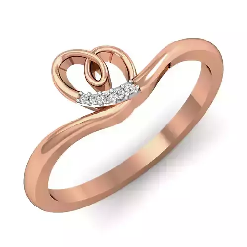 Women Ring Earrings Pendant set 3dm stl 3mf glb render details