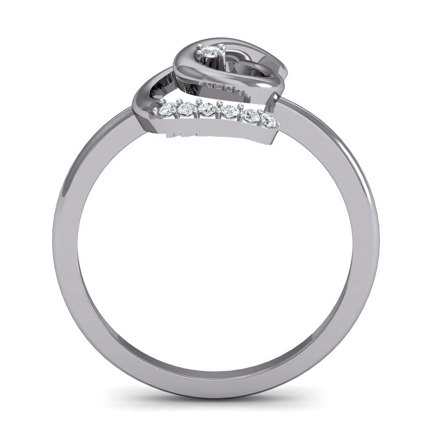 Women Ring Earrings Pendant set 3dm stl 3mf glb render details 3D print model_27