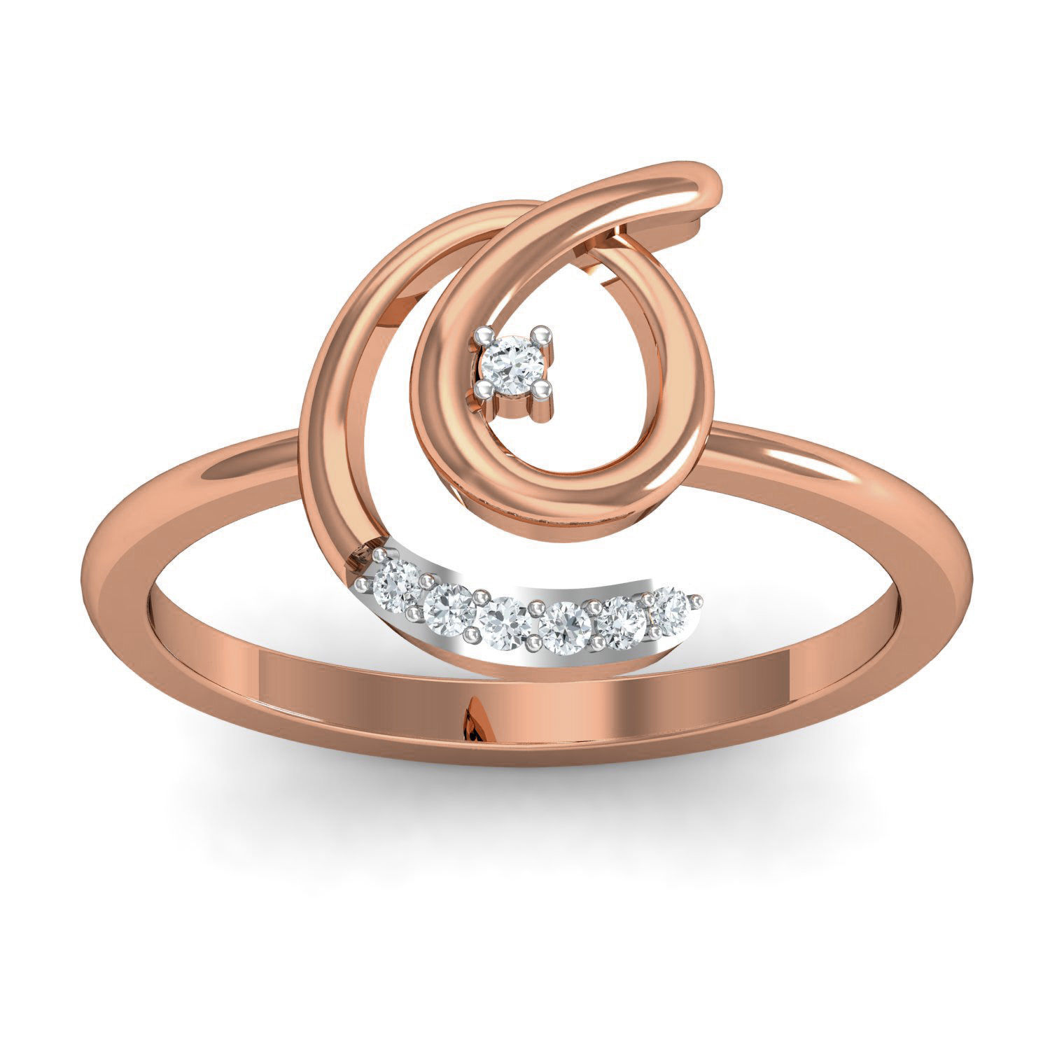 Women Ring Earrings Pendant set 3dm stl 3mf glb render details 3D print model_23