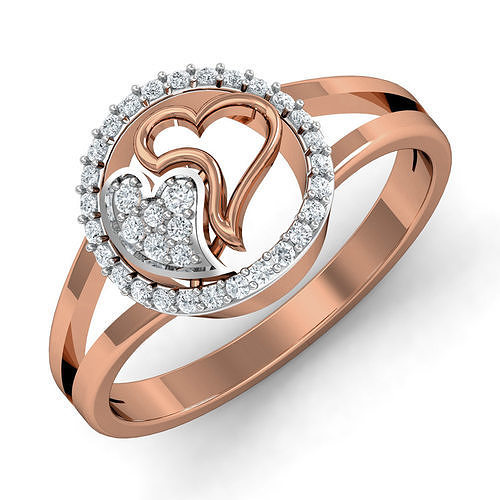 Women Ring Earrings Pendant set 3dm stl 3mf glb render details 3D print model