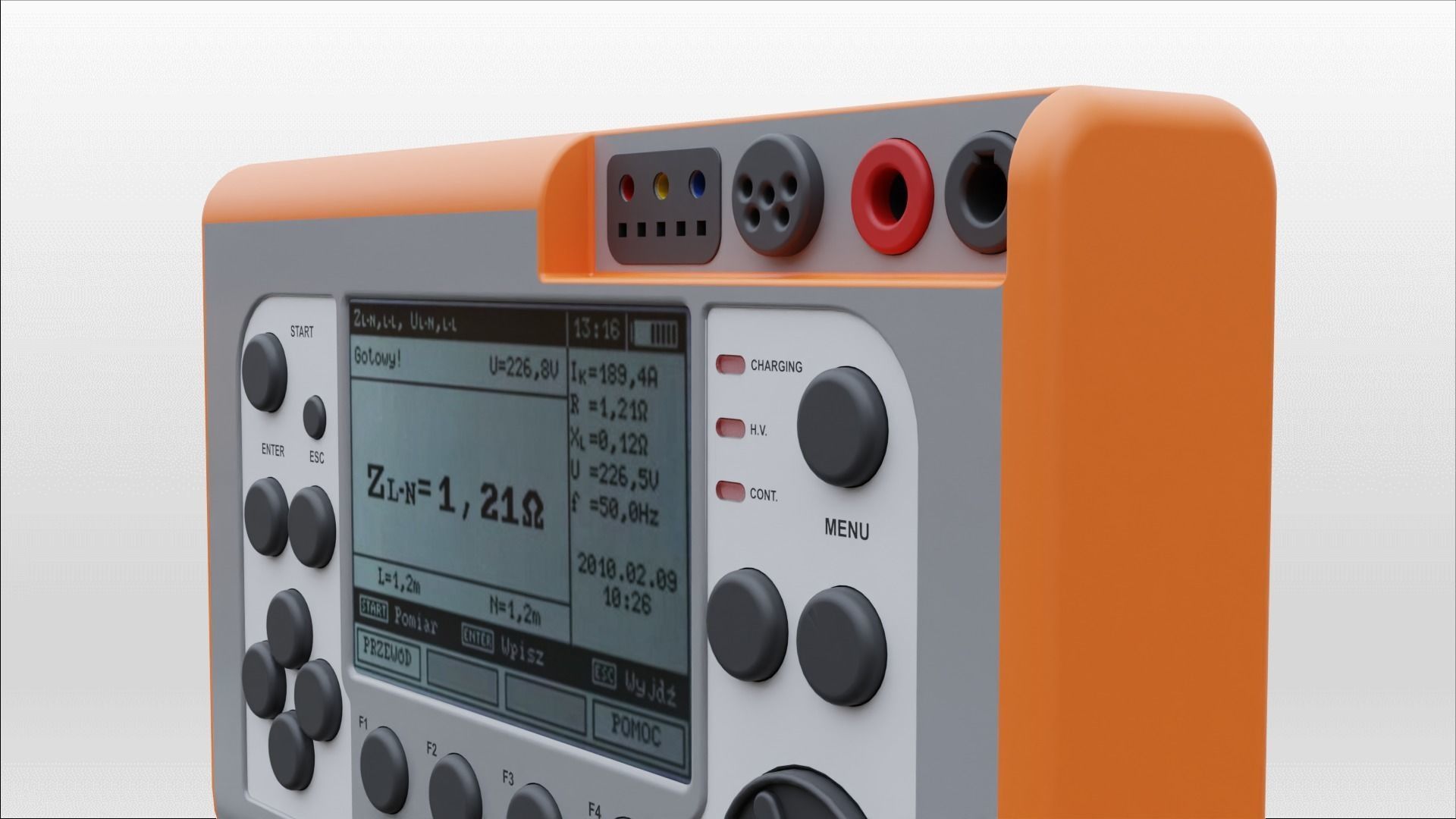 Digital multimeter meter 3D model_3