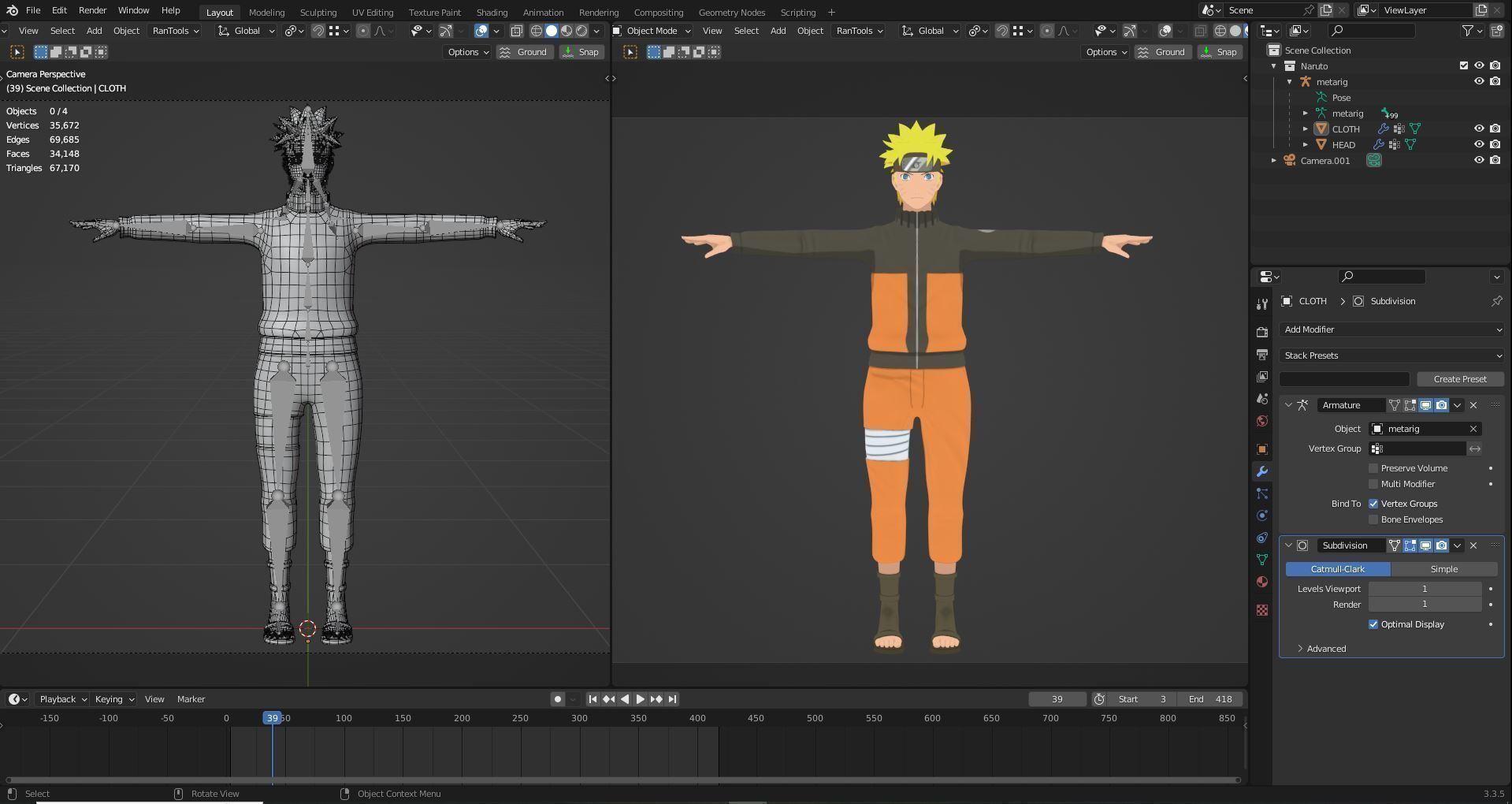 Naruto Shippuden 3D model_20