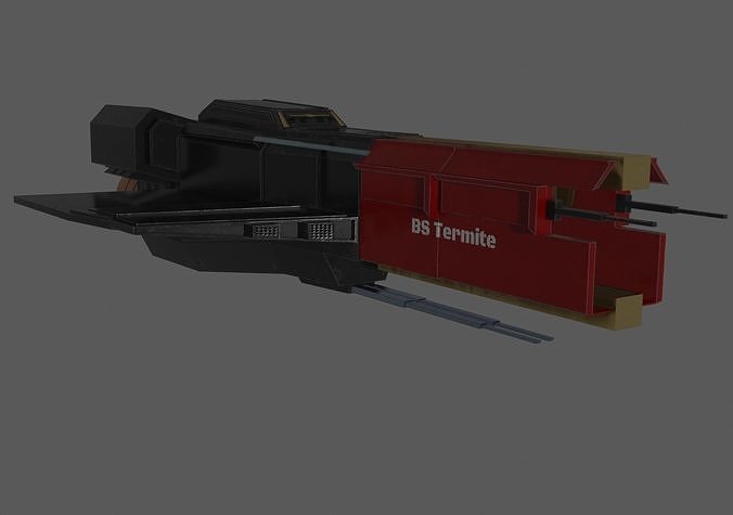 Sci-Fi Space Ship  Free 3D model