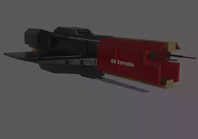 Sci-Fi Space Ship Free 3D model