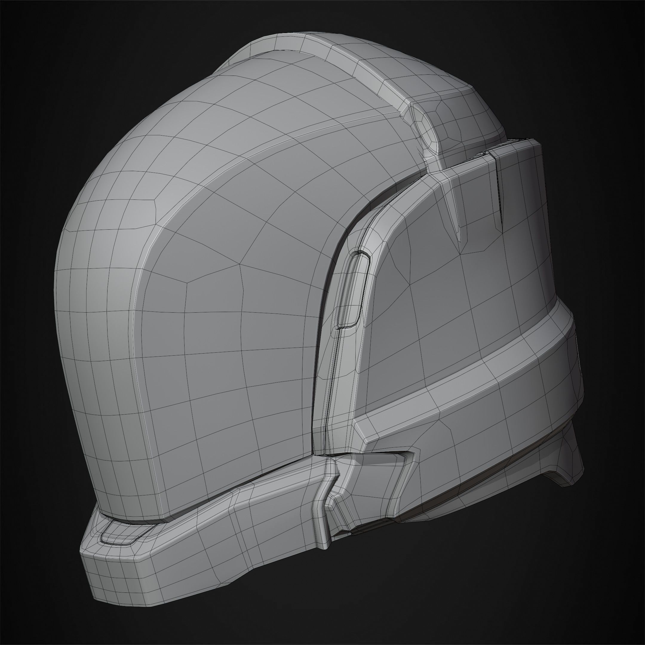 Destiny 2 Noble Constant Type 2 Helmet for Cosplay 3D print model_17