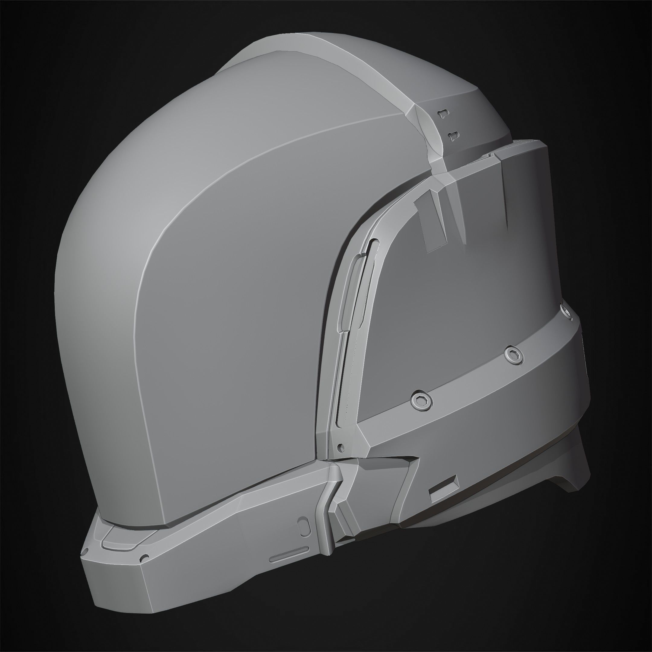 Destiny 2 Noble Constant Type 2 Helmet for Cosplay 3D print model_16