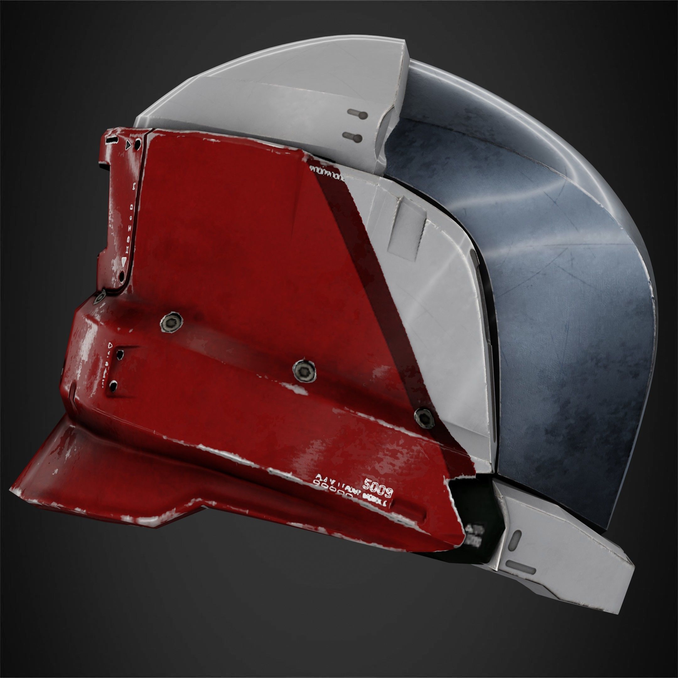 Destiny 2 Noble Constant Type 2 Helmet for Cosplay 3D print model_8