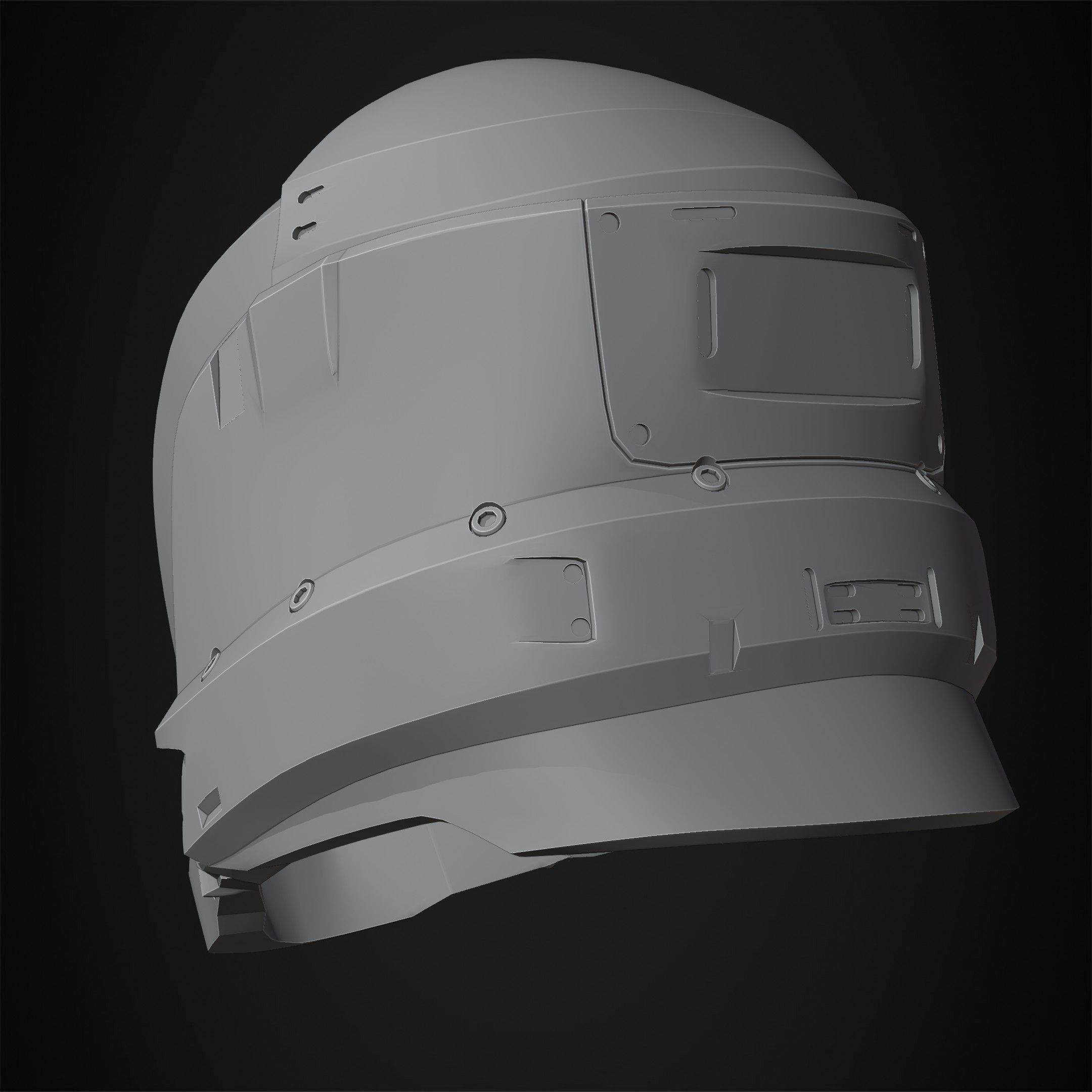 Destiny 2 Noble Constant Type 2 Helmet for Cosplay 3D print model_20