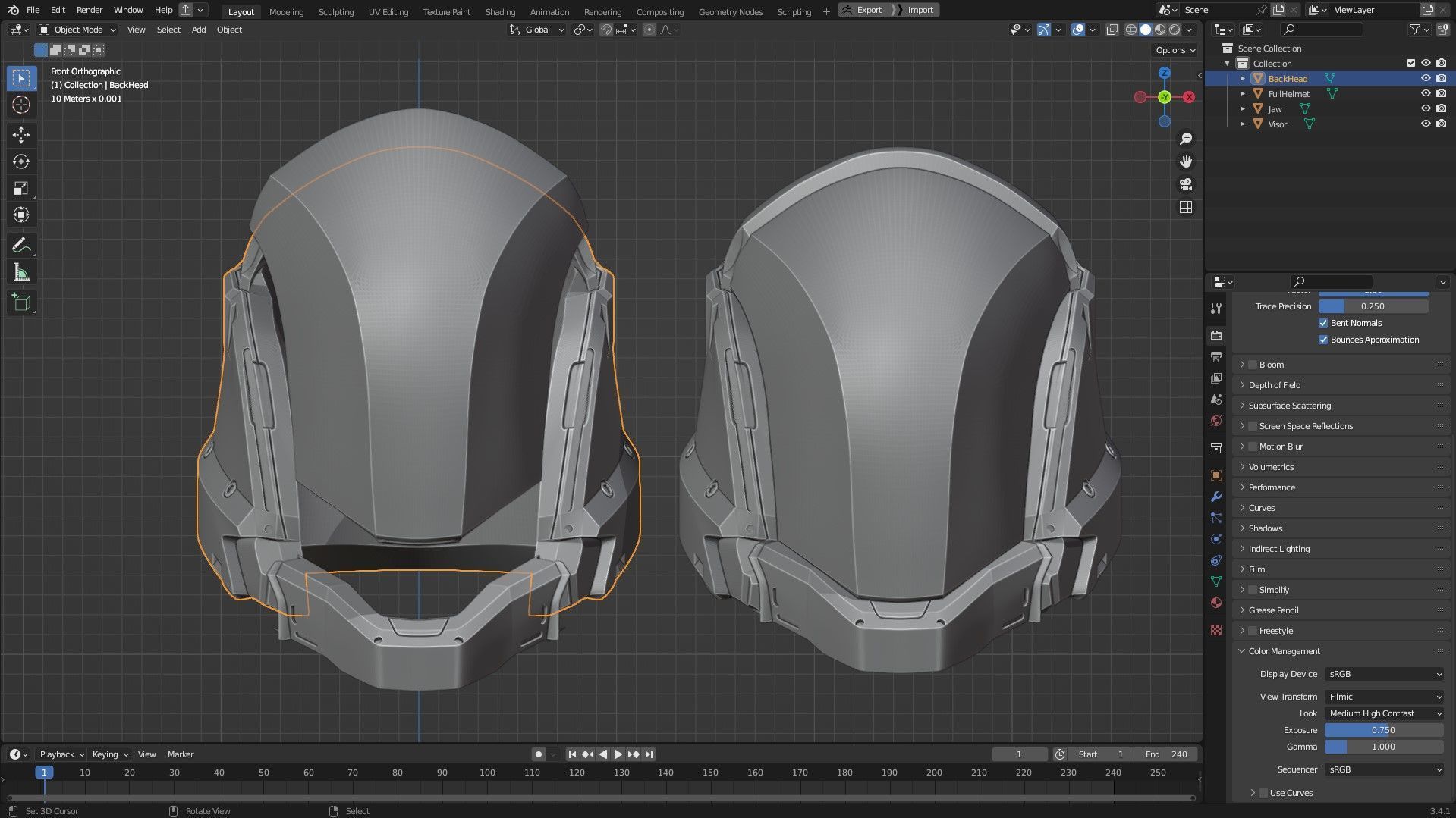 Destiny 2 Noble Constant Type 2 Helmet for Cosplay 3D print model_10