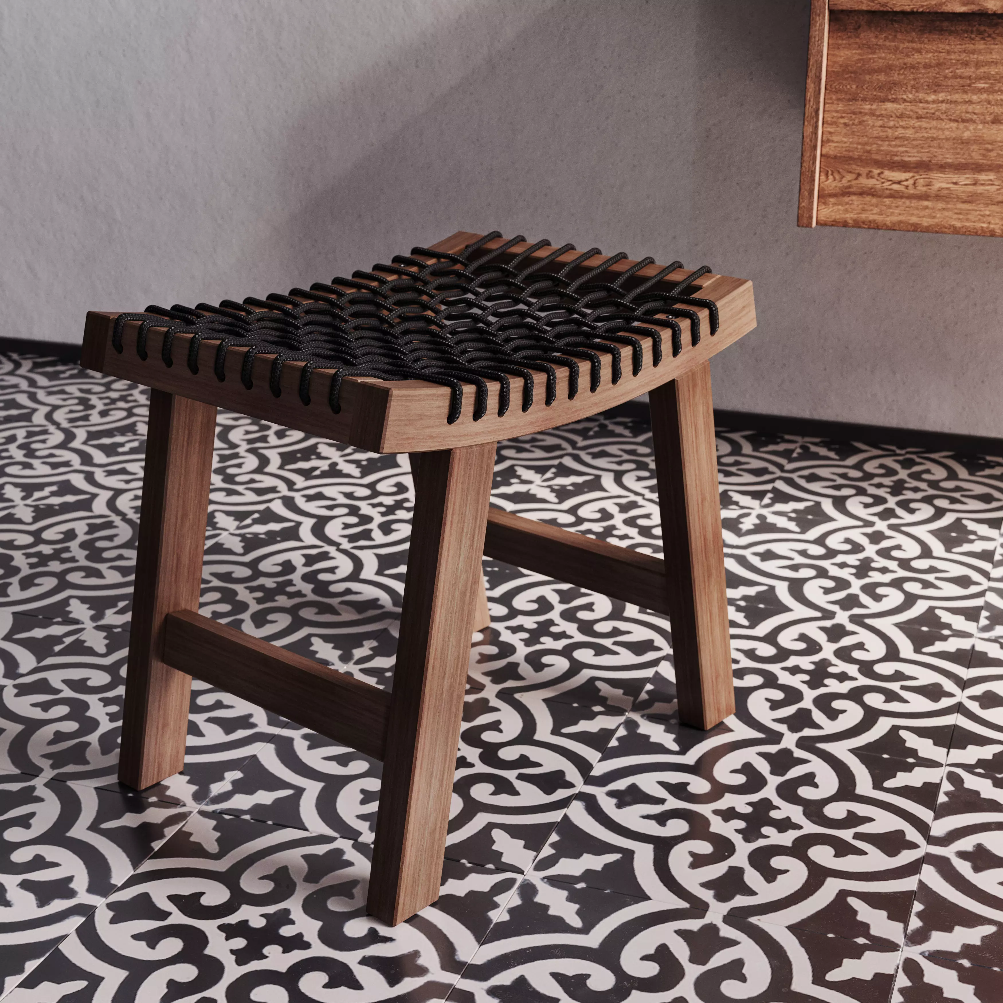 Ikea Stackholmen stool 3D model_0