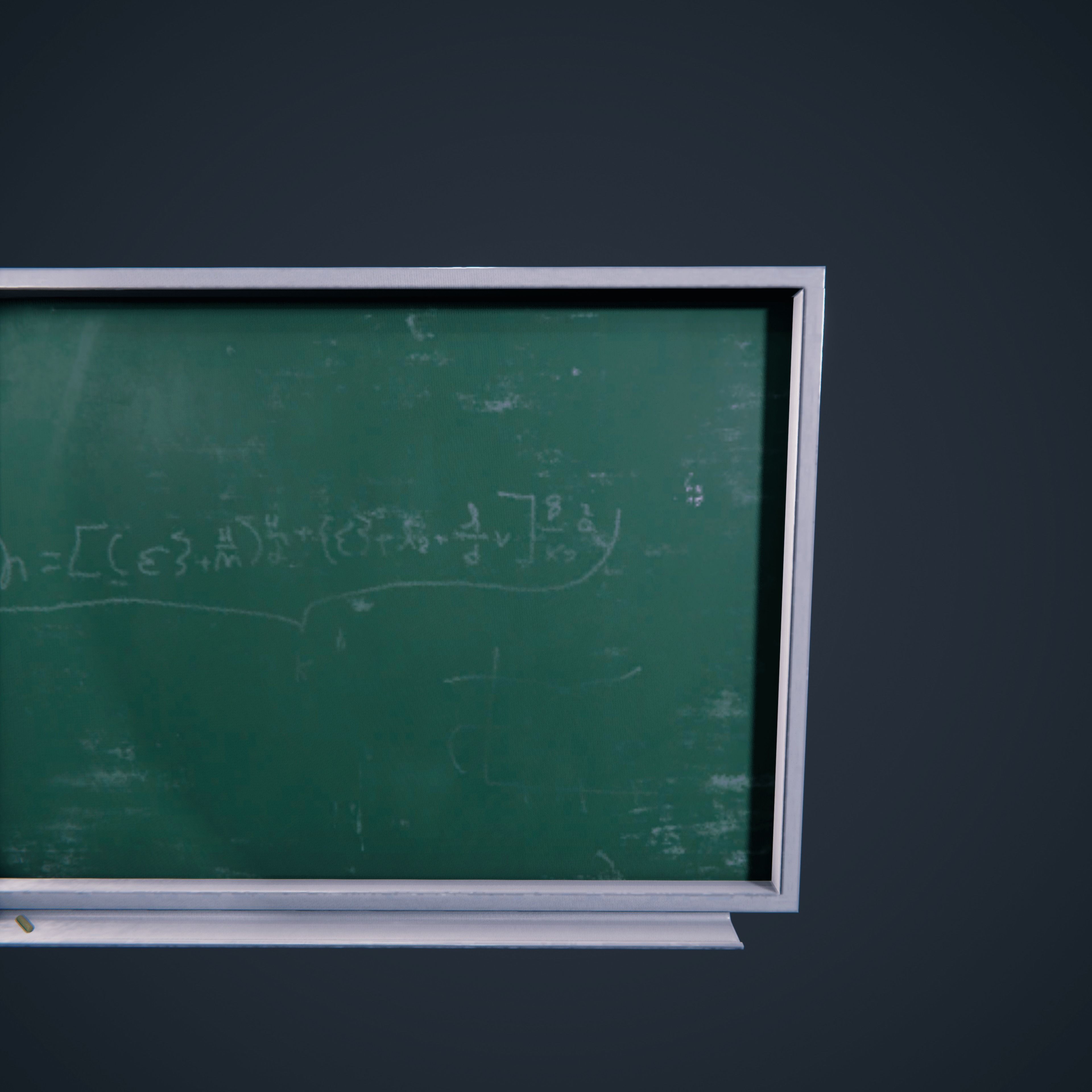 ChalkBoard SchoolRoom HDRP Low-poly 3D model_20