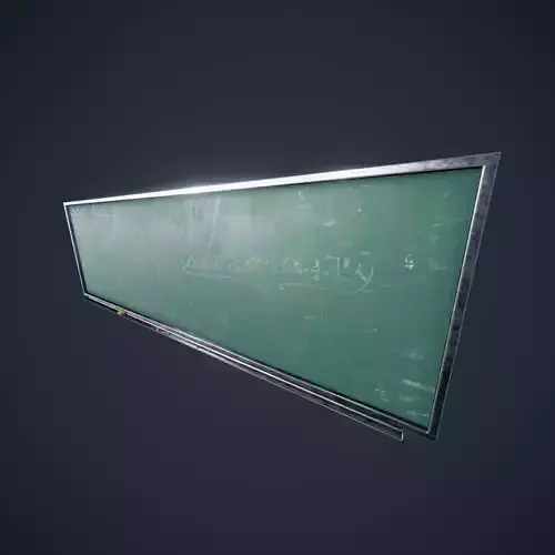 ChalkBoard SchoolRoom HDRP Low-poly 3D model