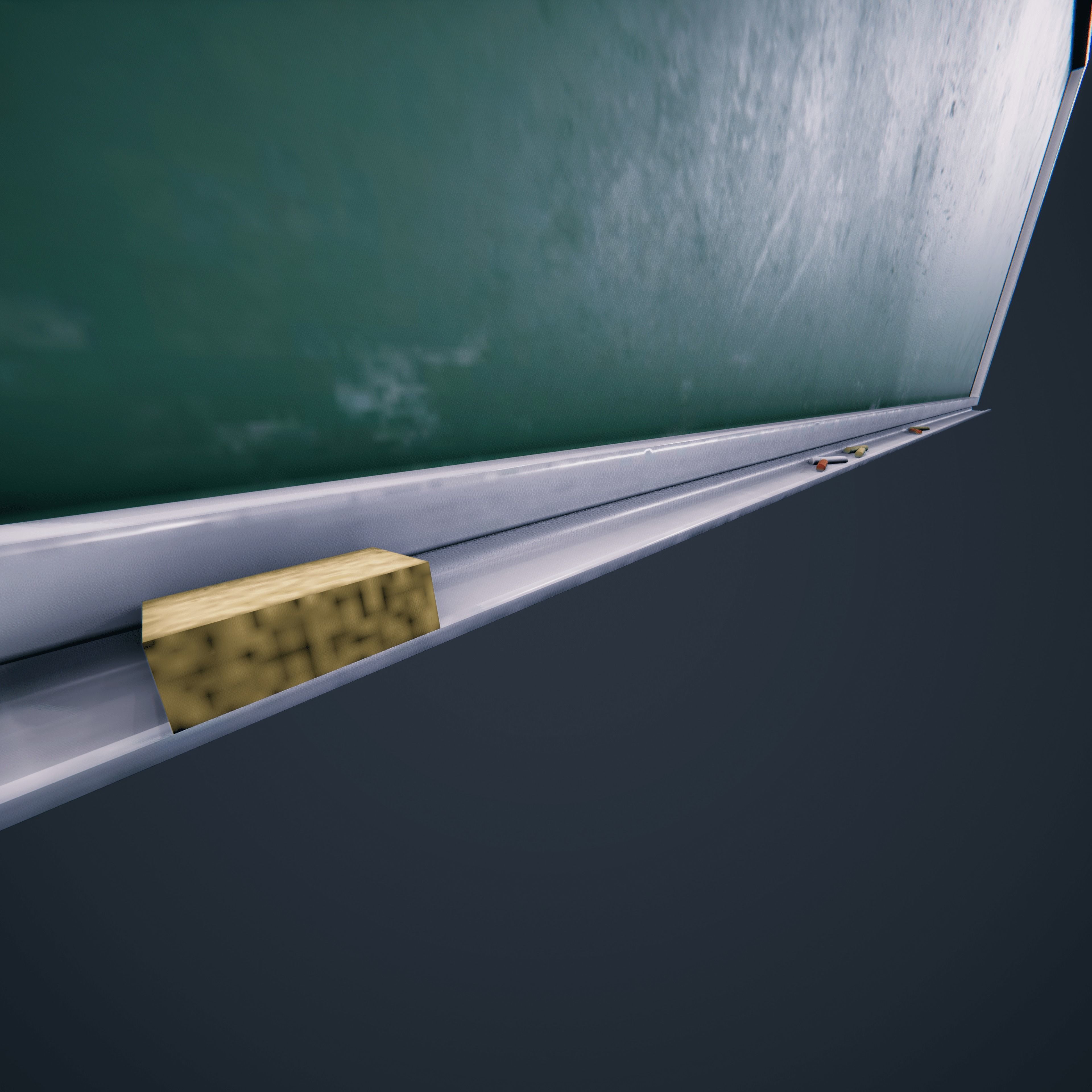 ChalkBoard SchoolRoom HDRP Low-poly 3D model_19