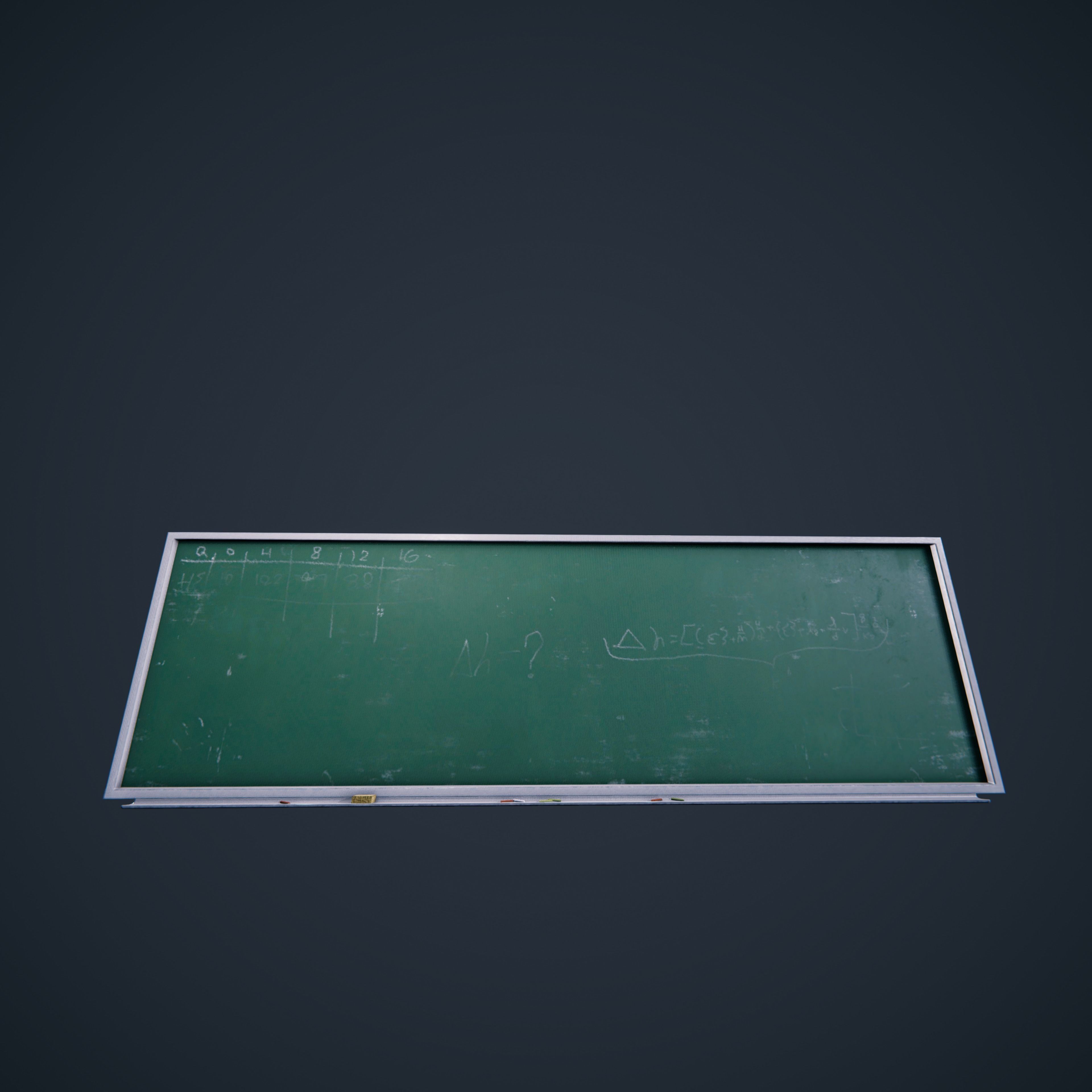ChalkBoard SchoolRoom HDRP Low-poly 3D model_8