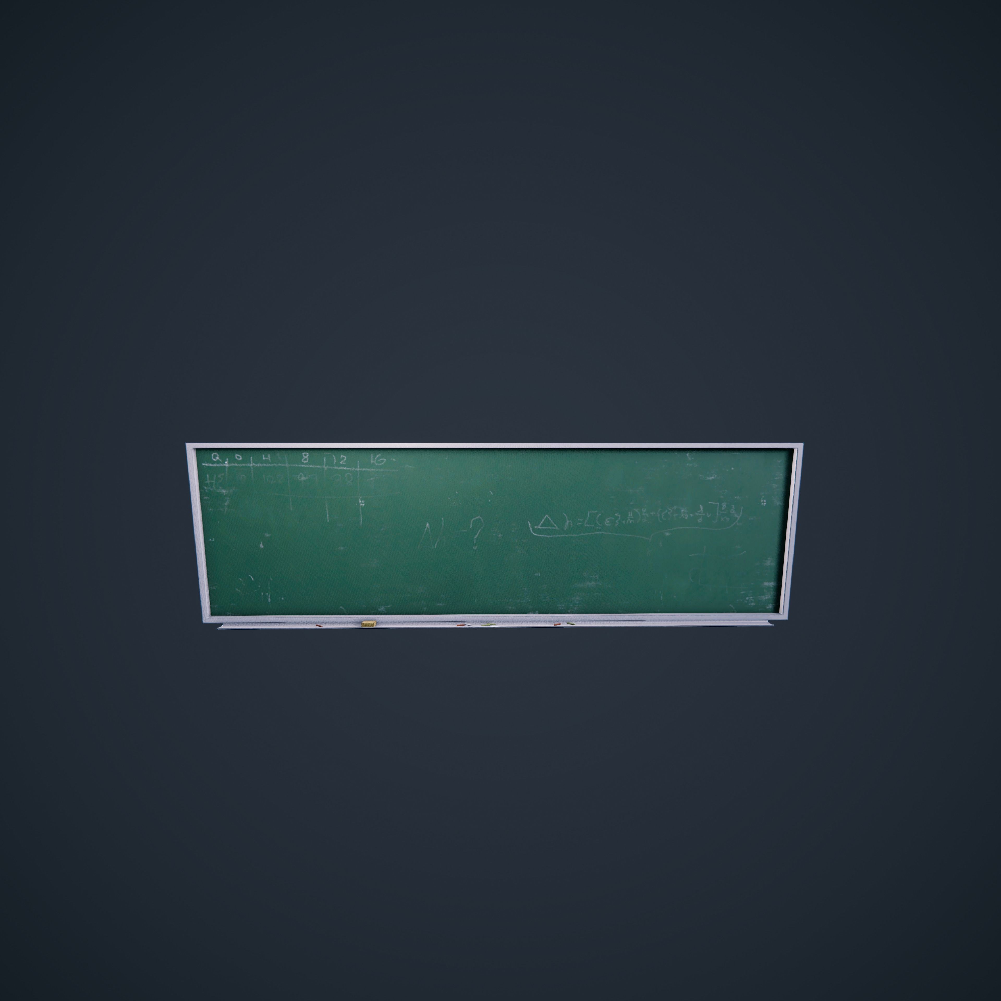 ChalkBoard SchoolRoom HDRP Low-poly 3D model_16
