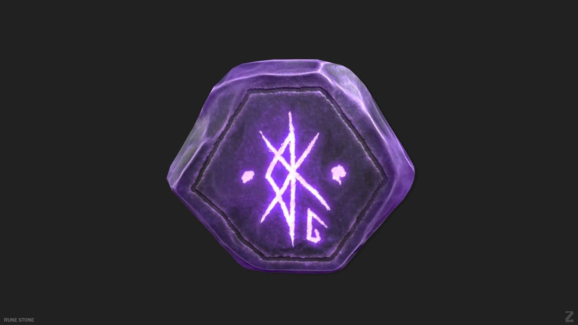 3D model Rune stone VR / AR / low-poly | CGTrader