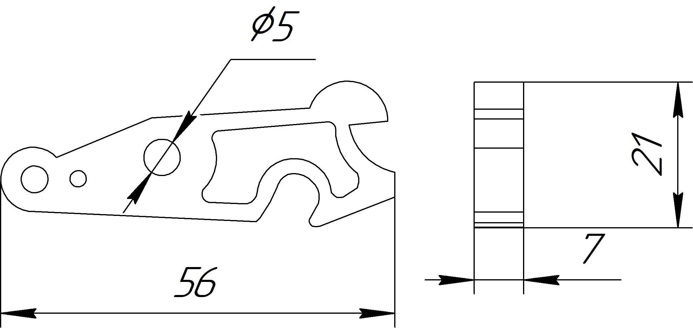 BRACKET CLICK BABY CARRIAGE 3D print model_1