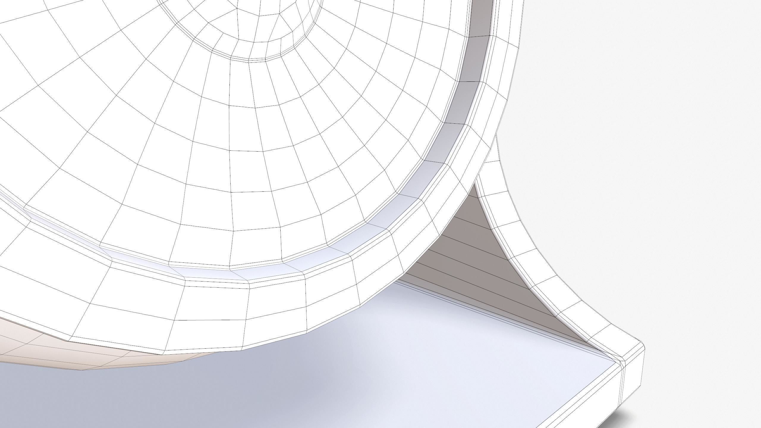 Vintage Webcam Low-poly 3D model_20