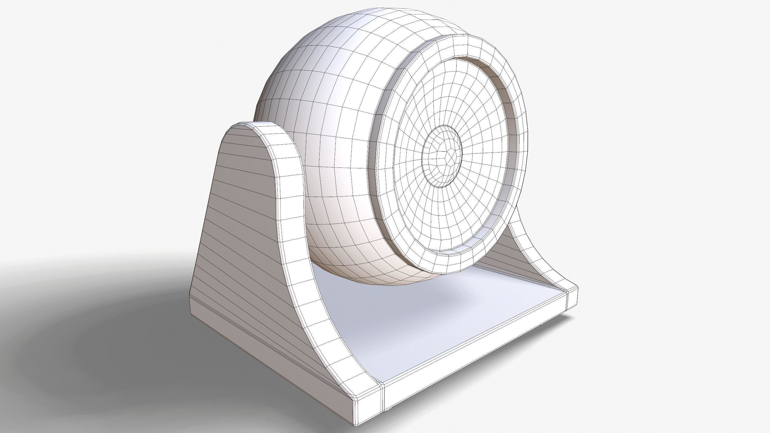 Vintage Webcam Low-poly 3D model_19