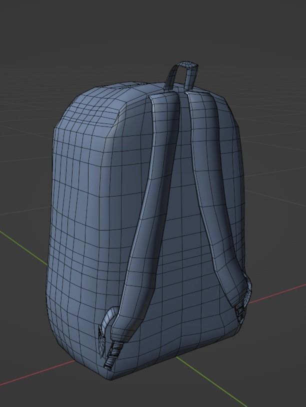 BackPack SchoolRoom HDRP Low-poly 3D model_11