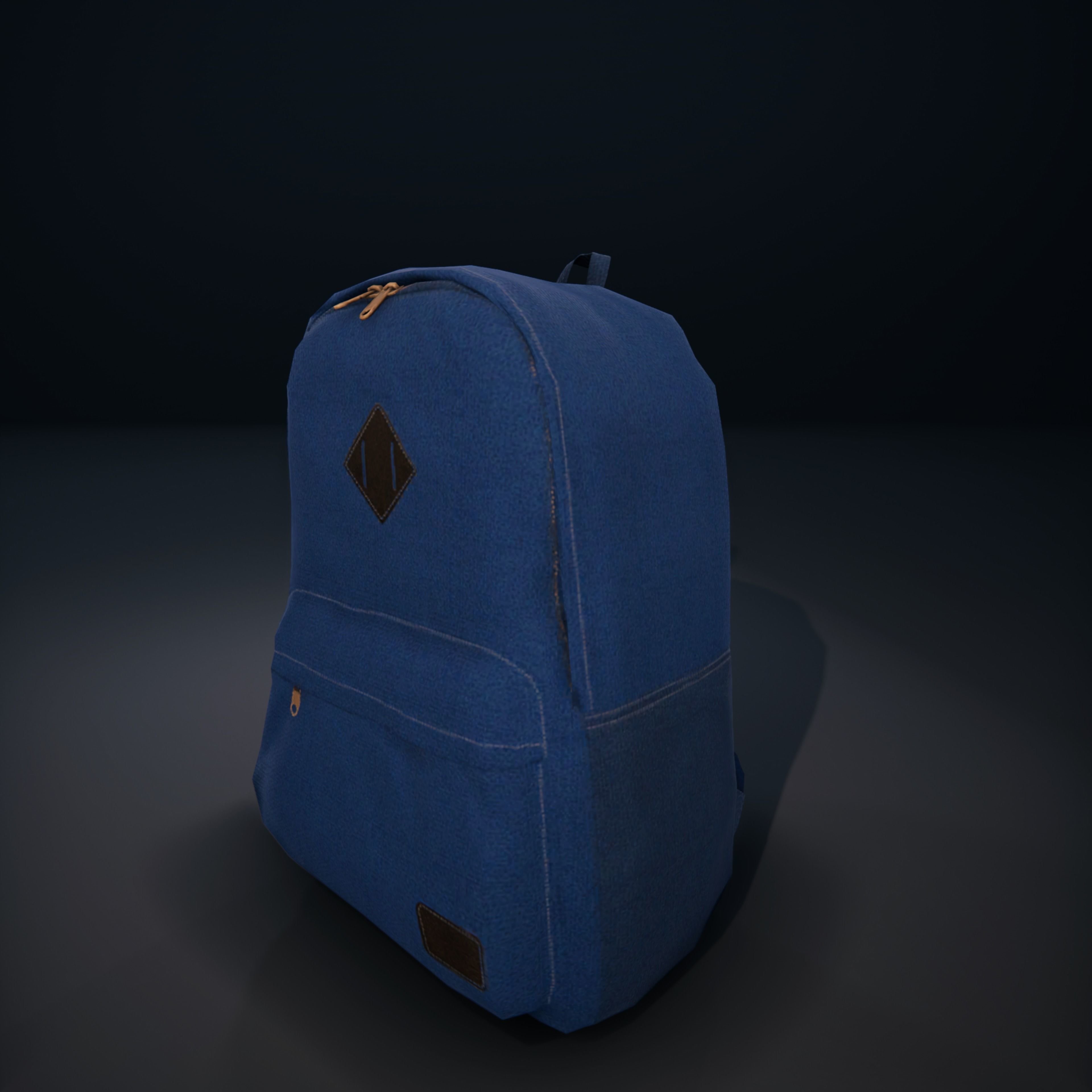 BackPack SchoolRoom HDRP Low-poly 3D model_12