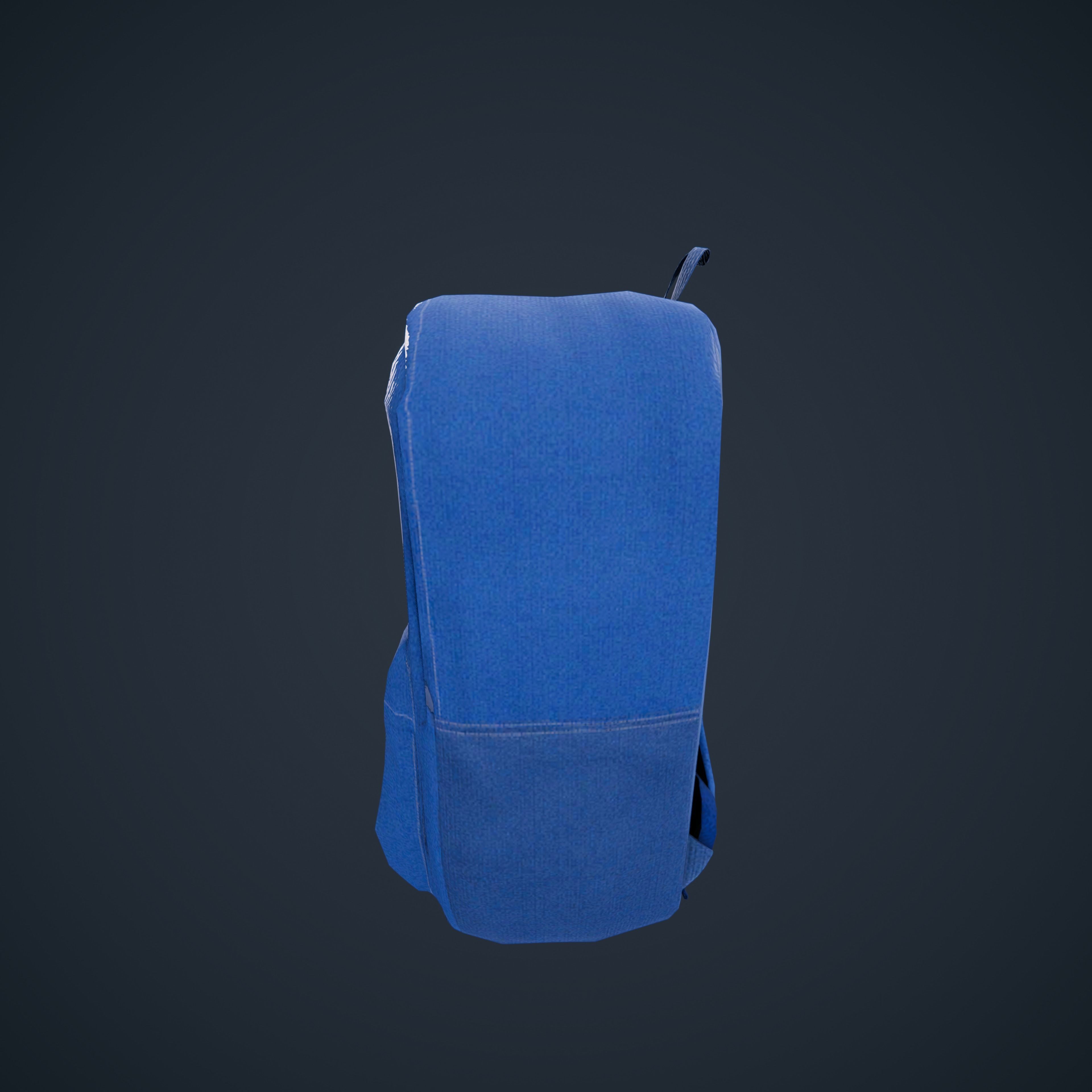 BackPack SchoolRoom HDRP Low-poly 3D model_5