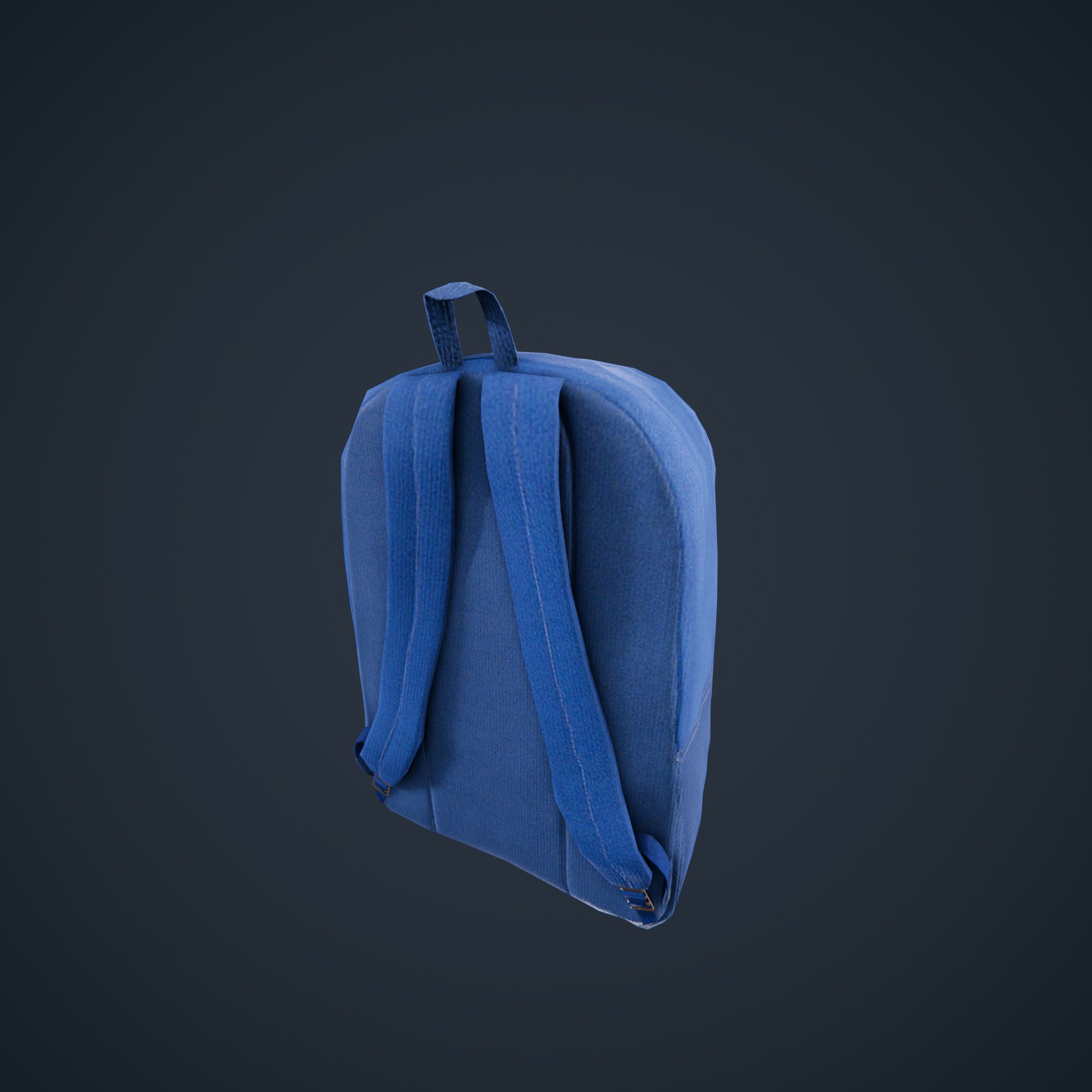 BackPack SchoolRoom HDRP Low-poly 3D model_7