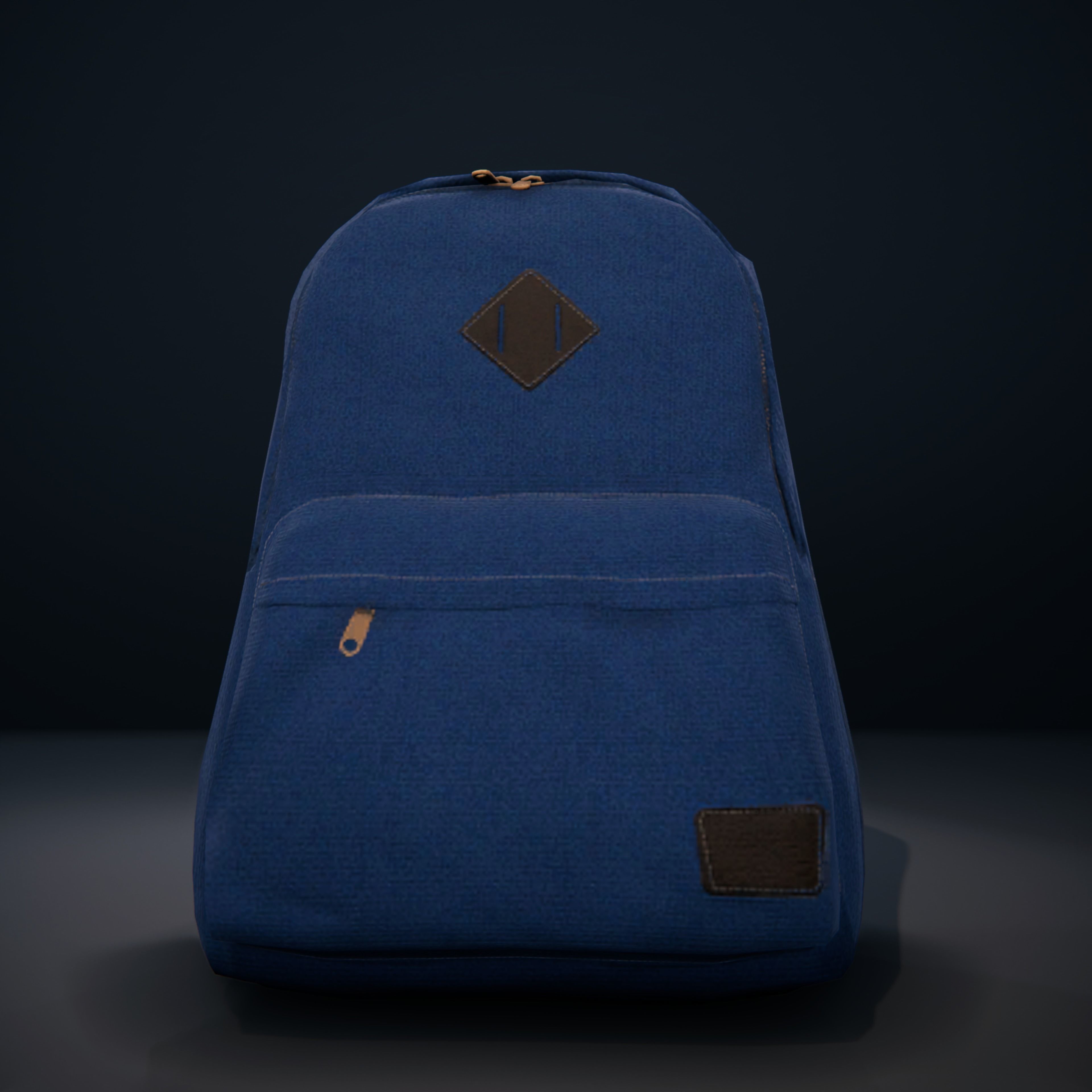 BackPack SchoolRoom HDRP Low-poly 3D model_16