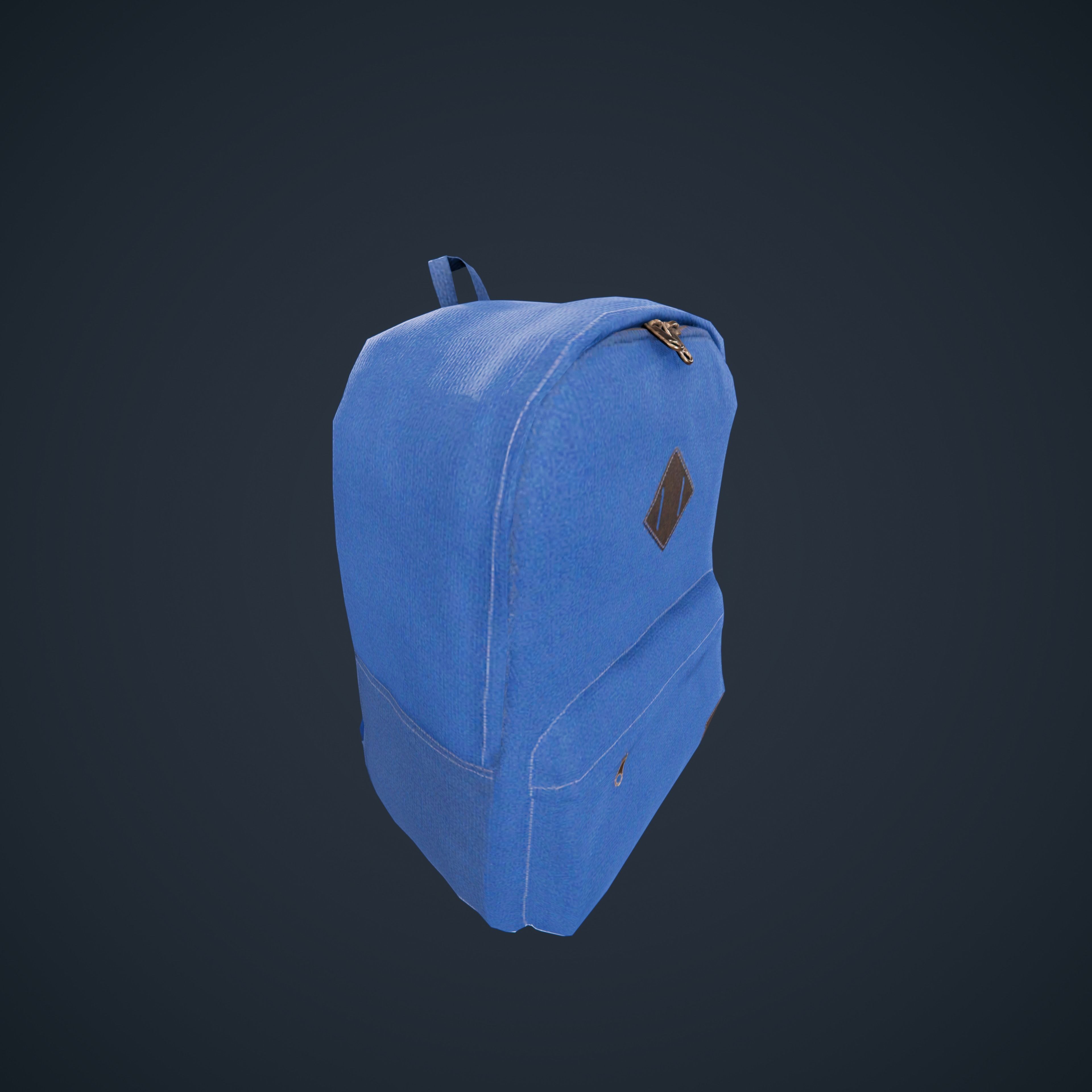 BackPack SchoolRoom HDRP Low-poly 3D model_6