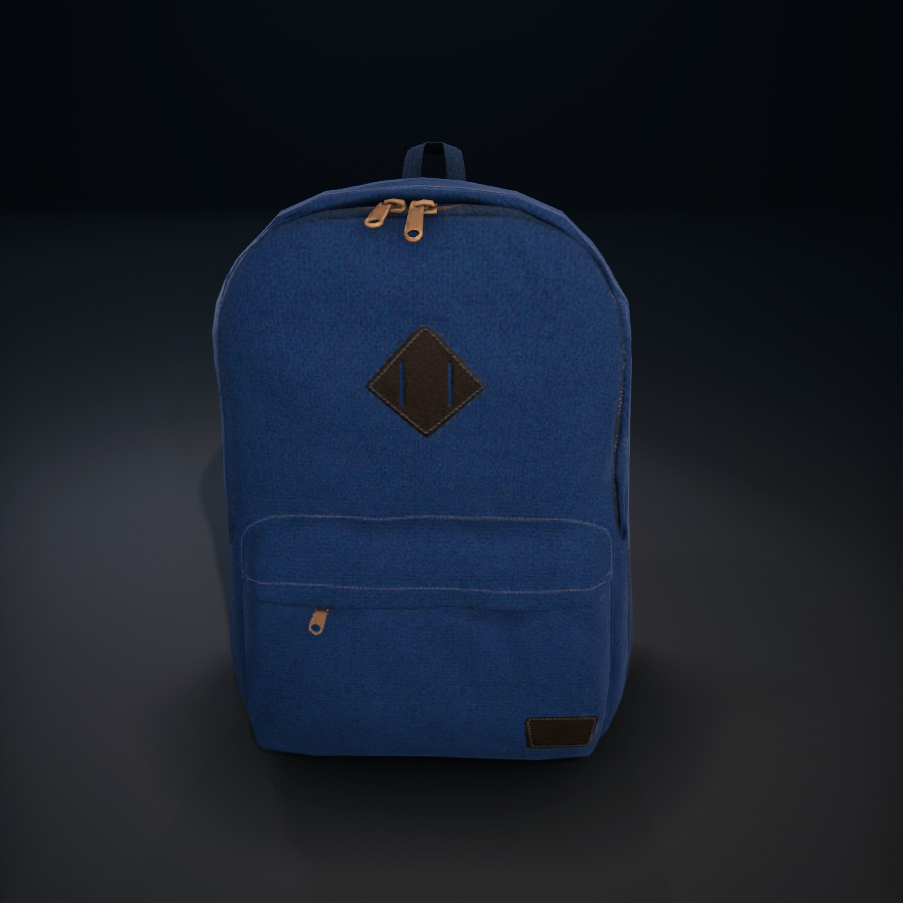 BackPack SchoolRoom HDRP Low-poly 3D model_14