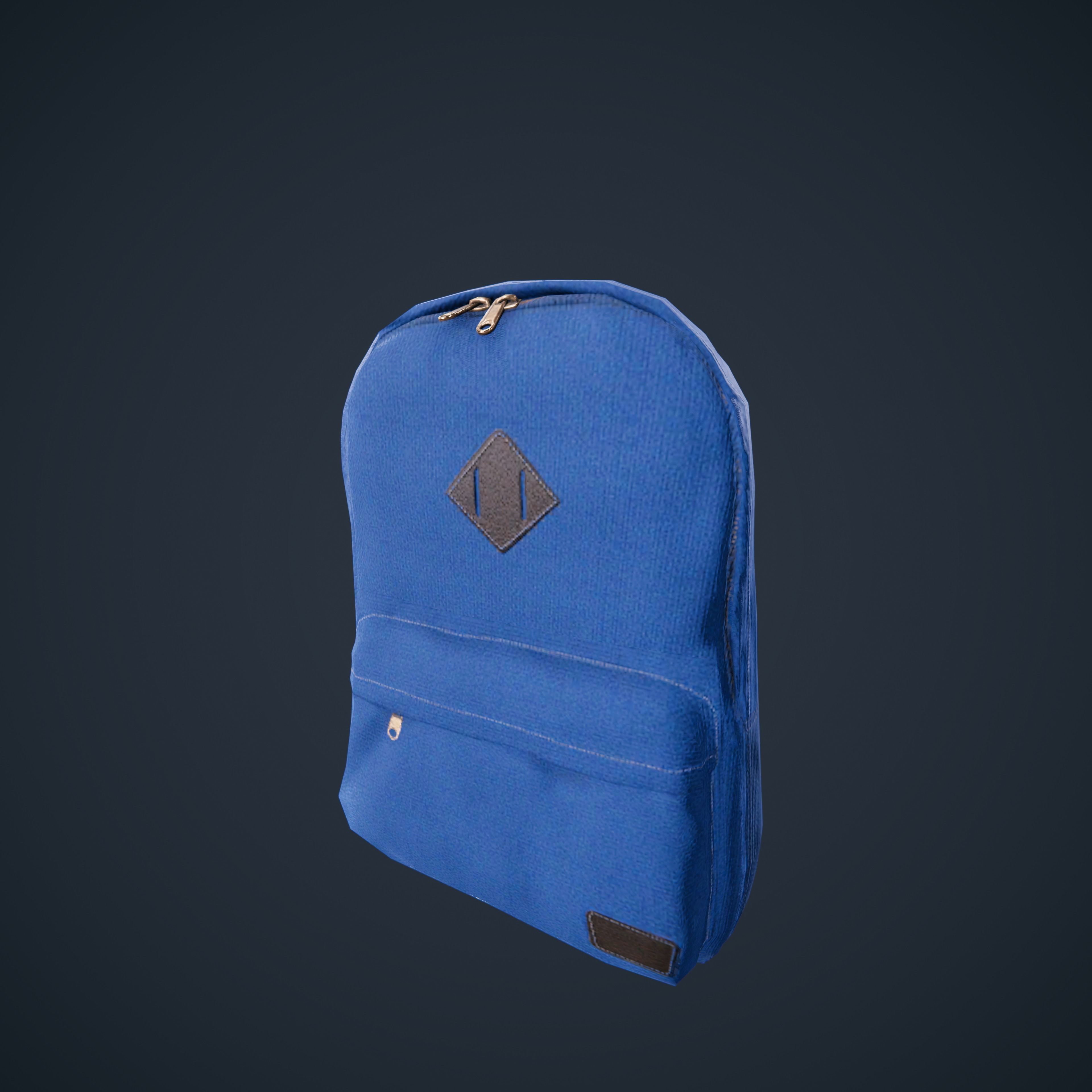 BackPack SchoolRoom HDRP Low-poly 3D model_2