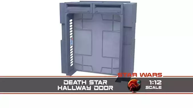 Death Star Hallway Door 1-12 scale Blackseries 3D print model