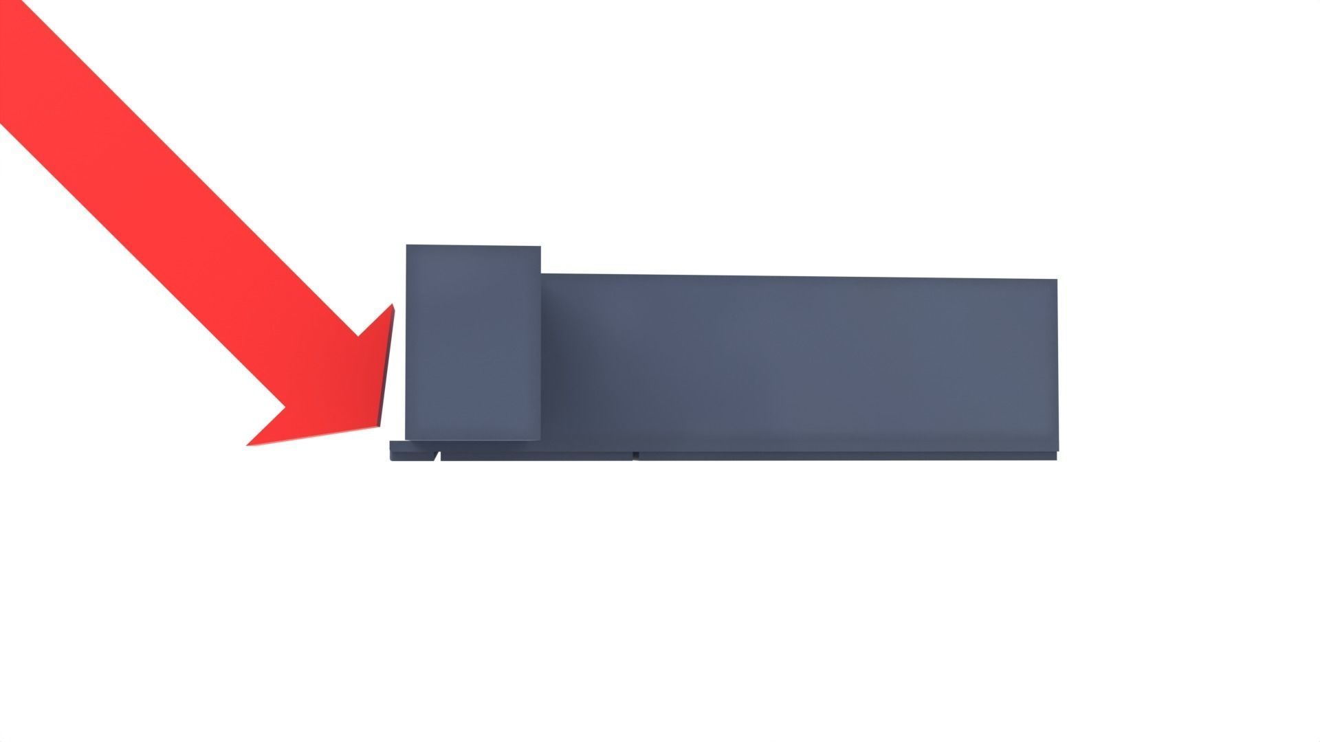 Death Star Hallway Door 1-12 scale Blackseries 3D print model_27