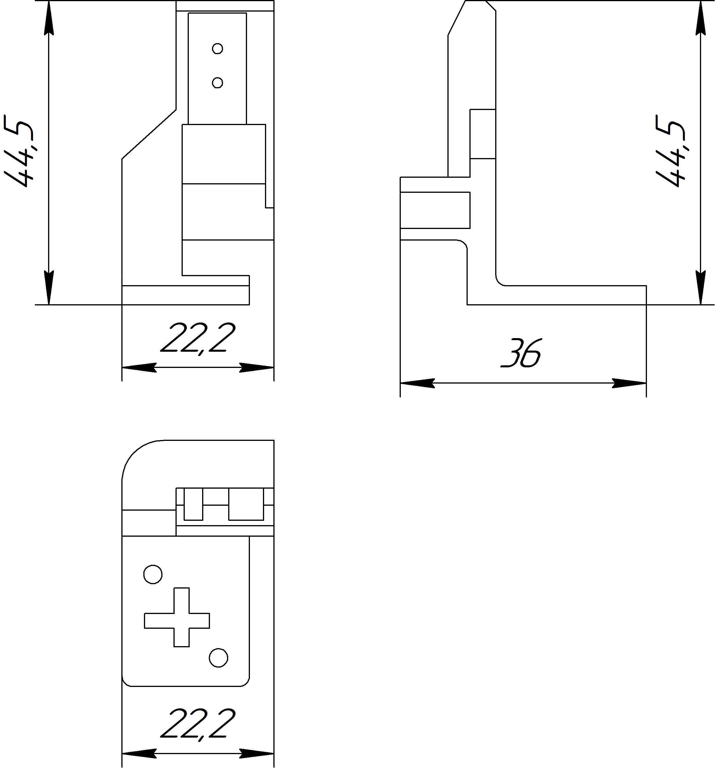 BRACKET 3D print model_1