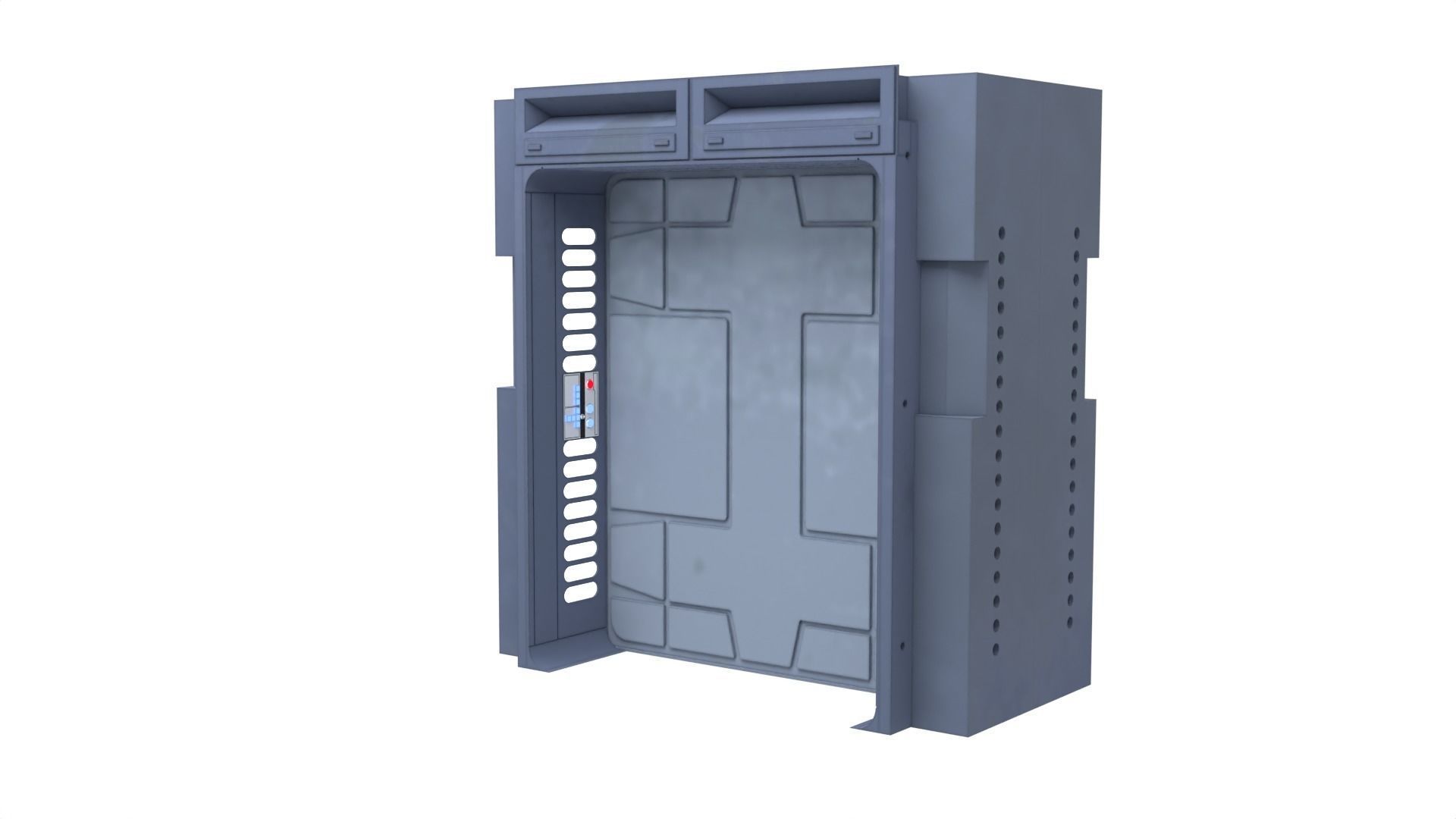 Death Star Hallway Door 1-18 scale Kenner Hasbro 3D print model_4