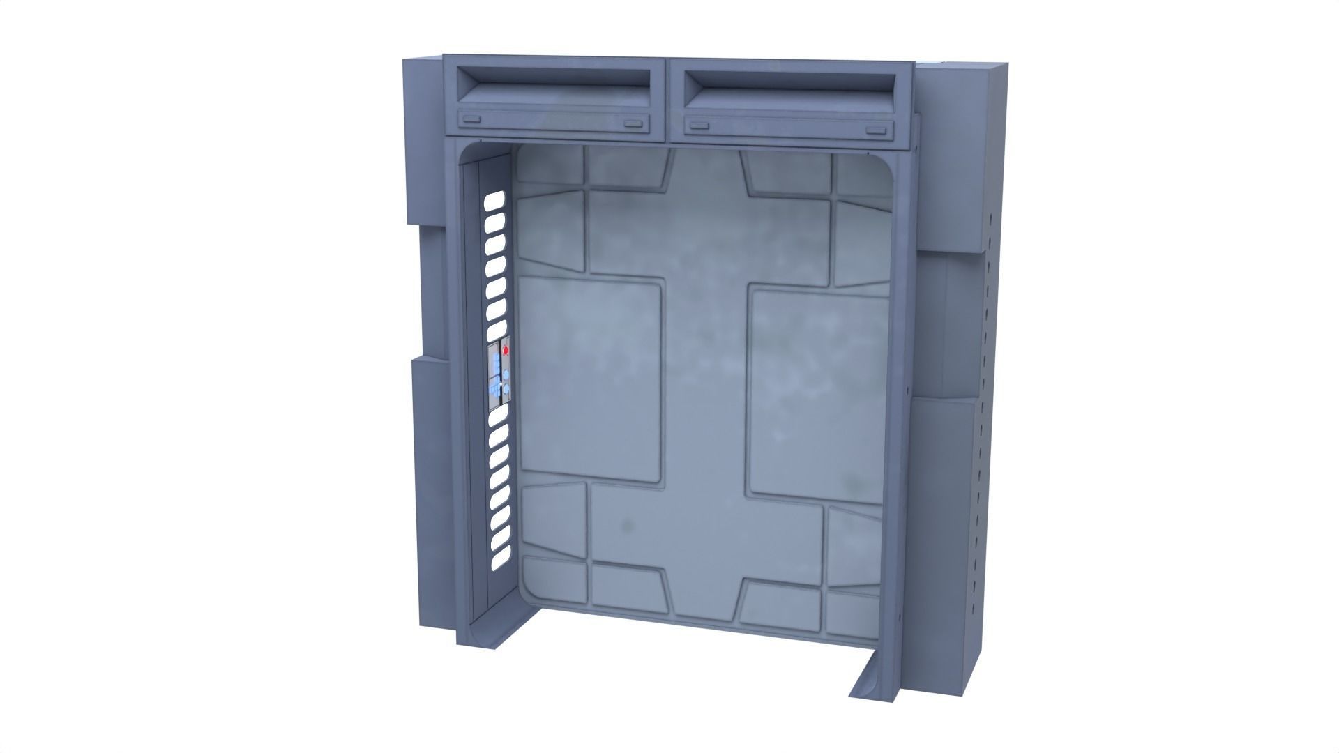 Death Star Hallway Door 1-18 scale Kenner Hasbro 3D print model_9